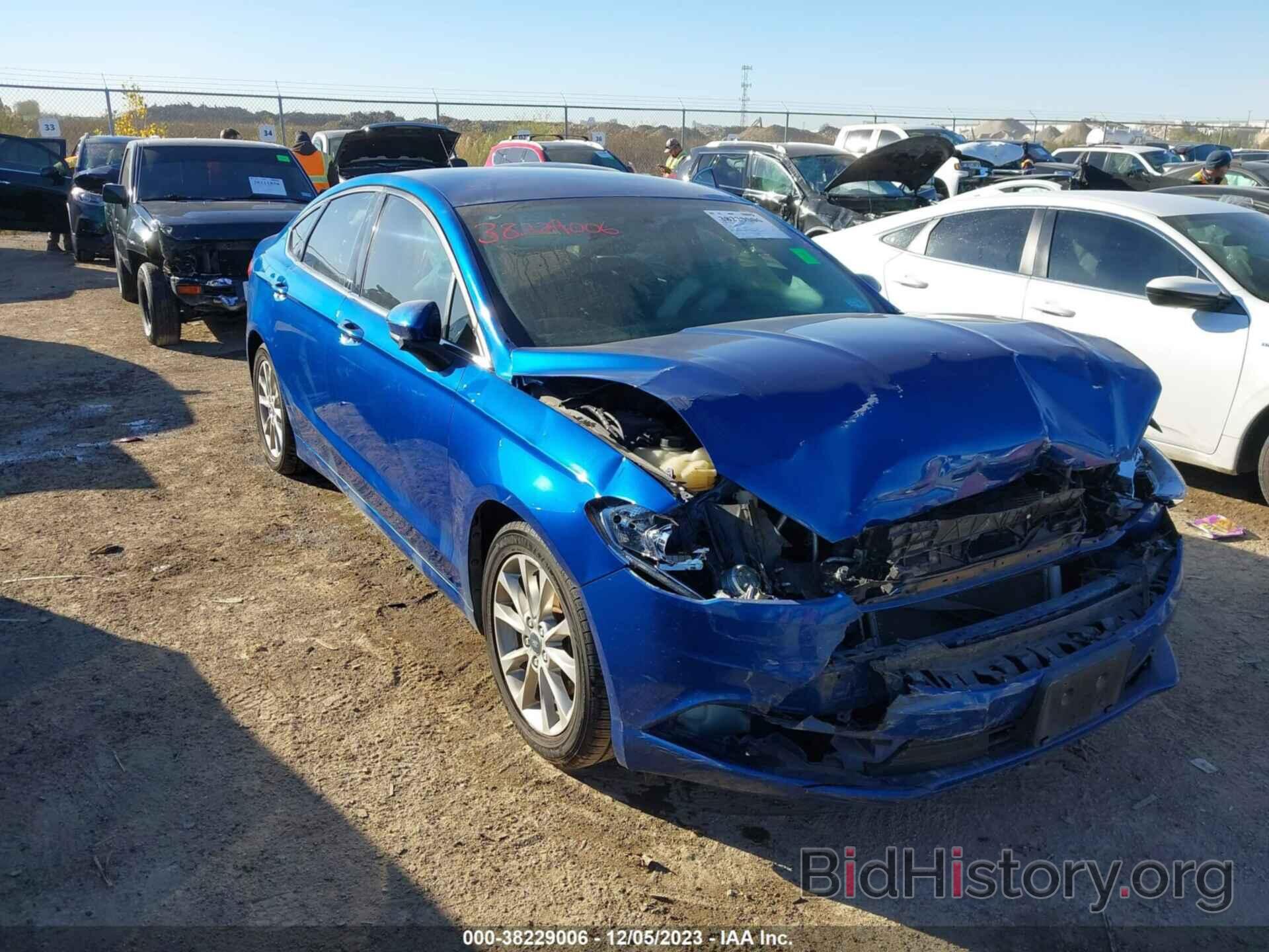 Photo 3FA6P0H74HR397026 - FORD FUSION 2017