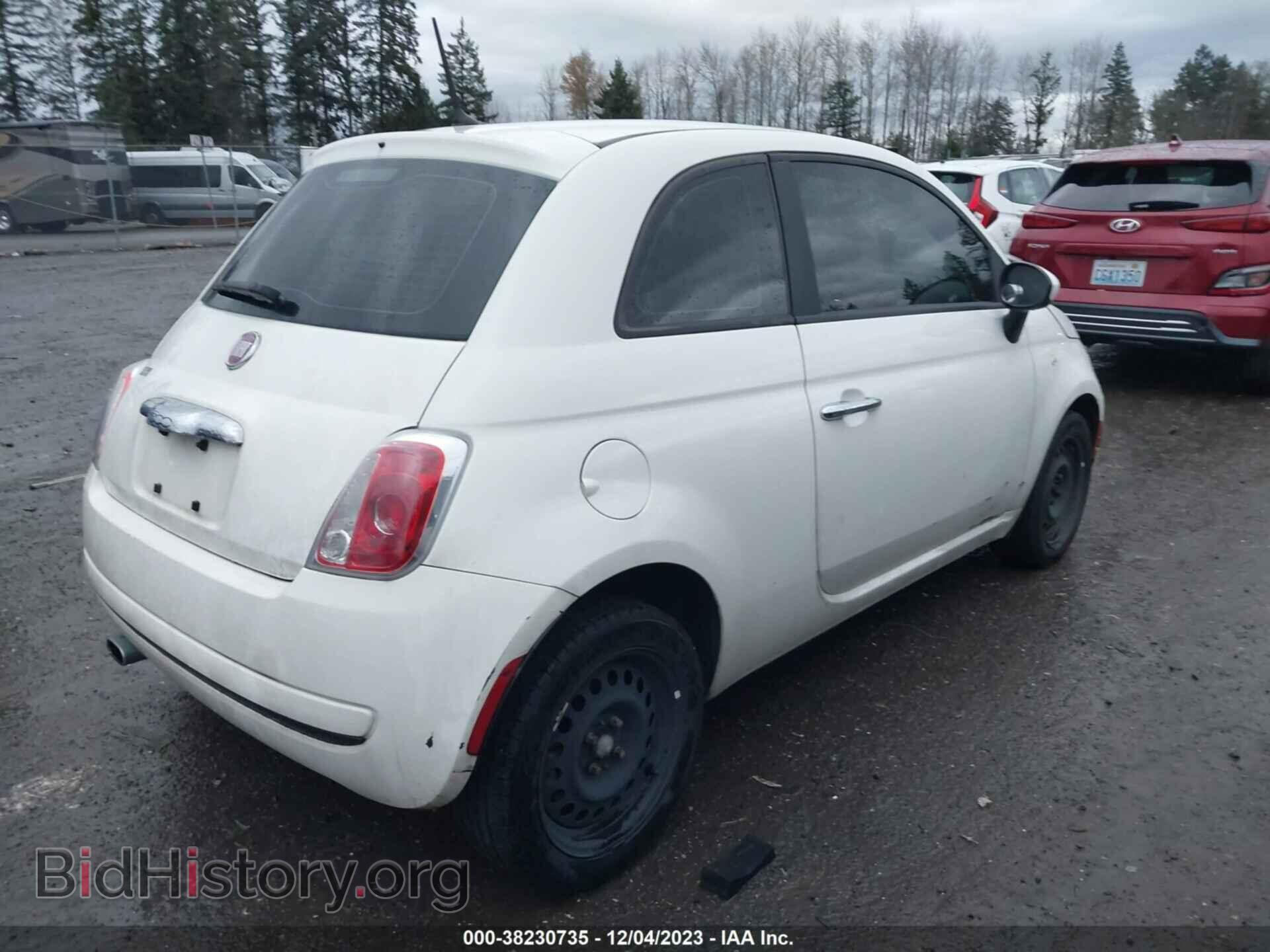 2012 FIAT 500 - VIN: 3C3CFFAR1CT310231 - Photo 4