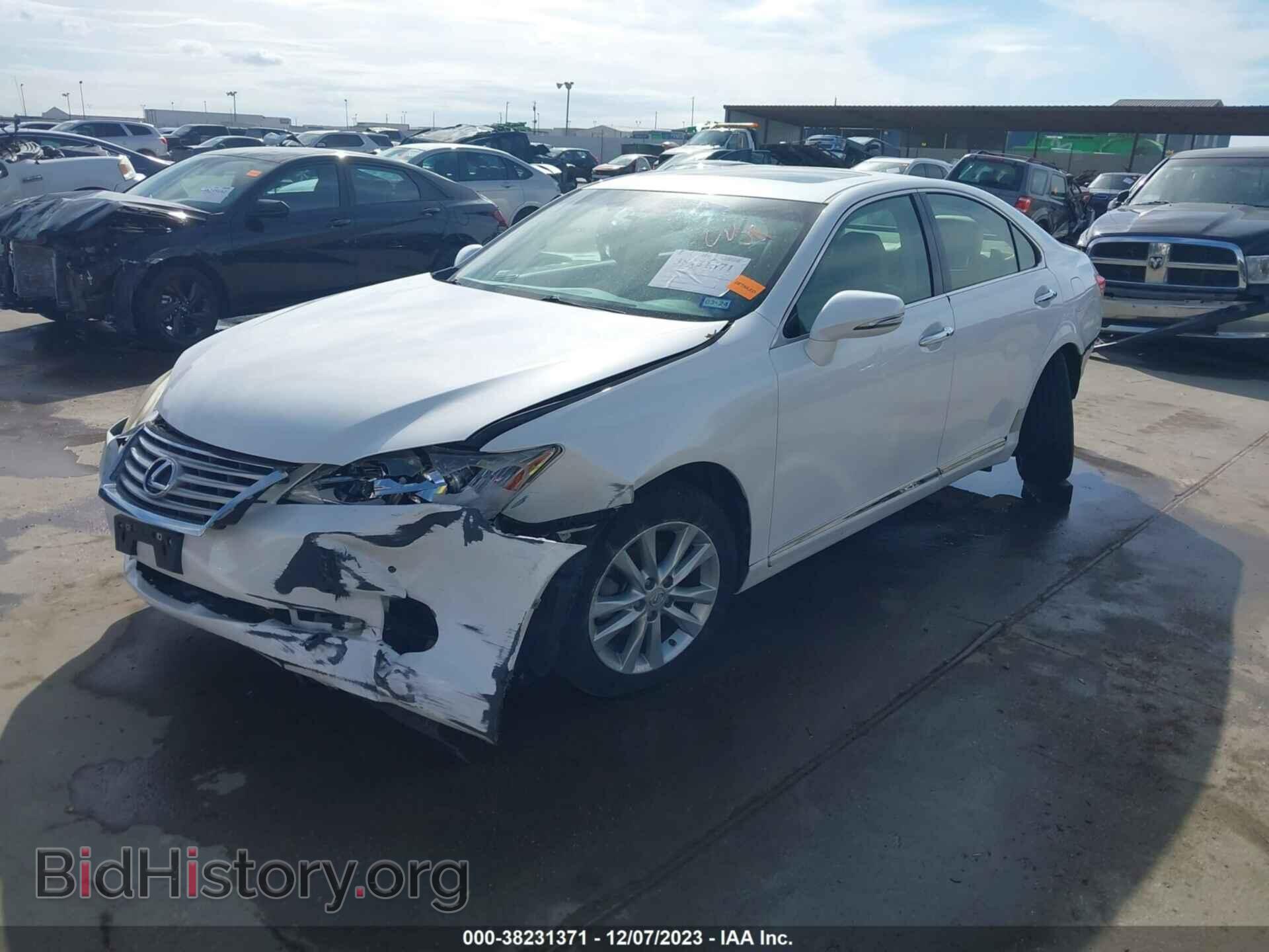 2012 LEXUS ES 350 - VIN: JTHBK1EG2C2474232 - Фото 2