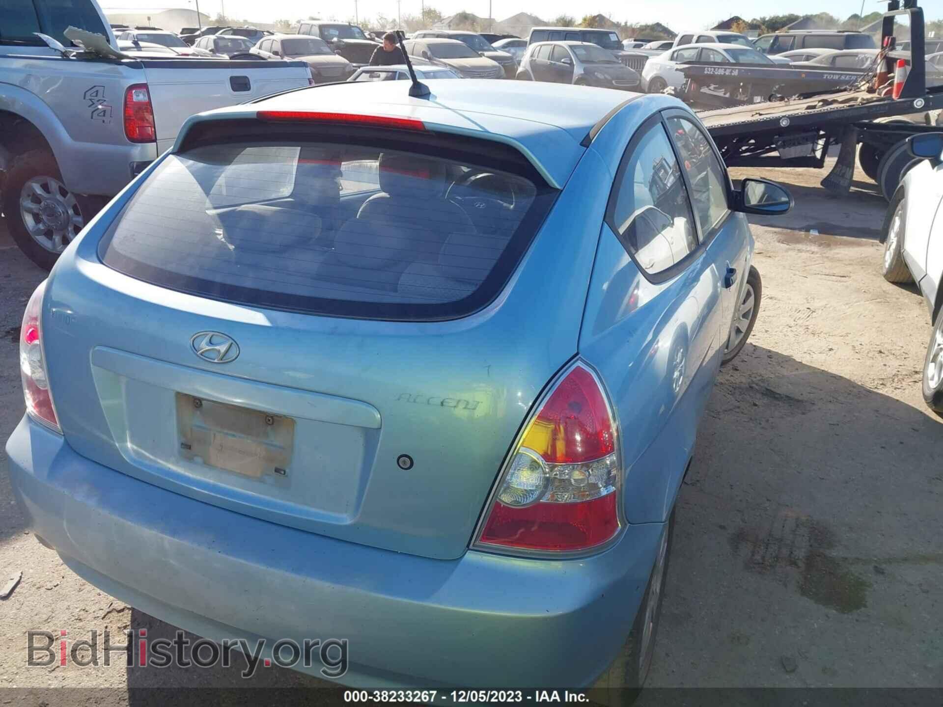 2007 HYUNDAI ACCENT - VIN: KMHCM36C77U005134 - Фото 4