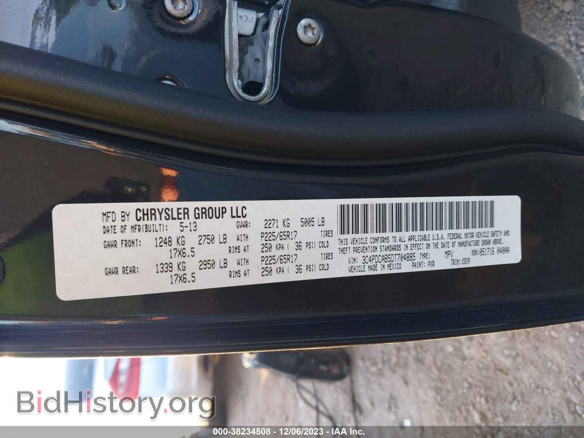 2013 DODGE JOURNEY - VIN: 3C4PDCAB5DT704885 - Фото 9