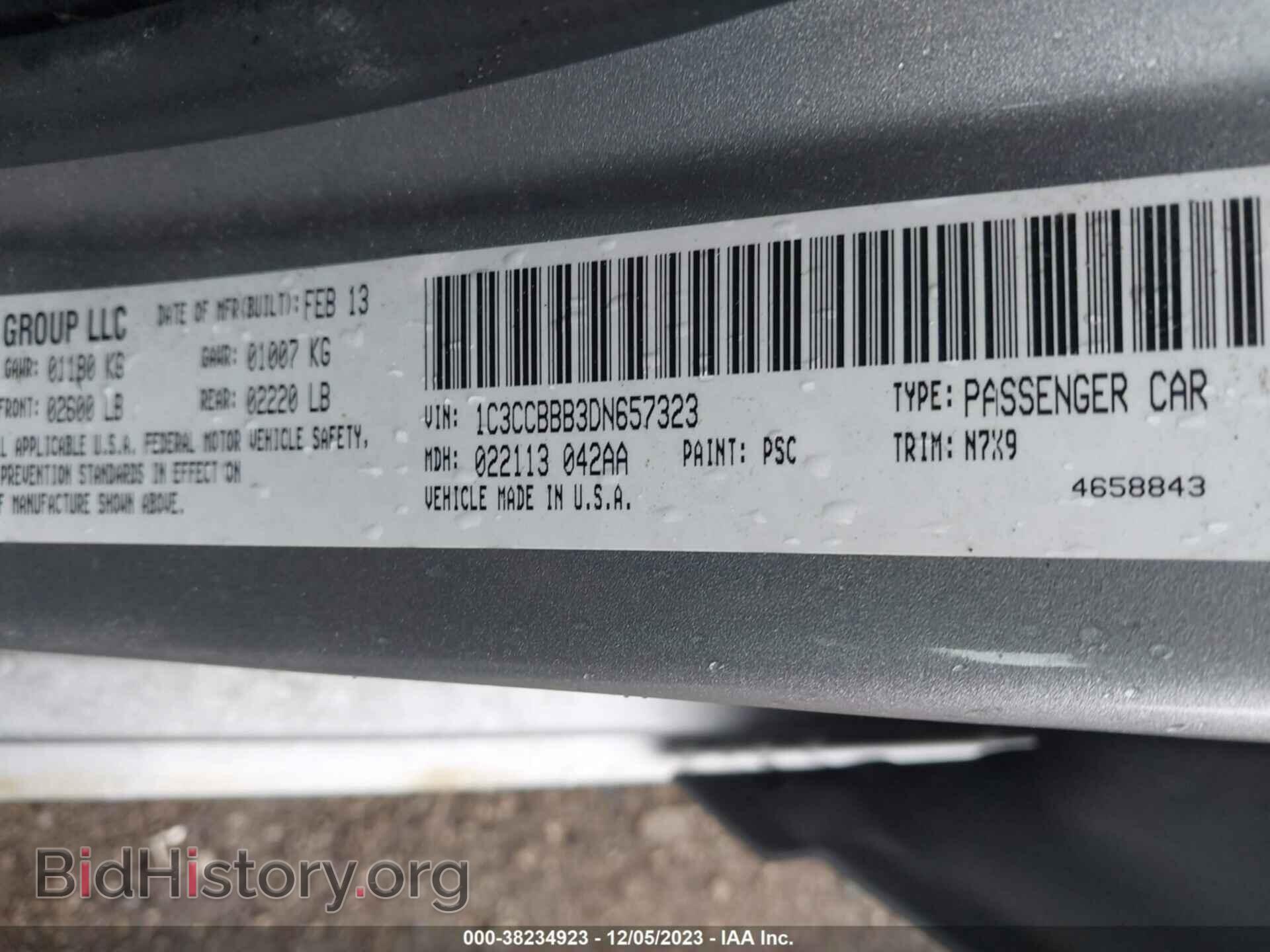 2013 CHRYSLER 200 - VIN: 1C3CCBBB3DN657323 - Photo 9