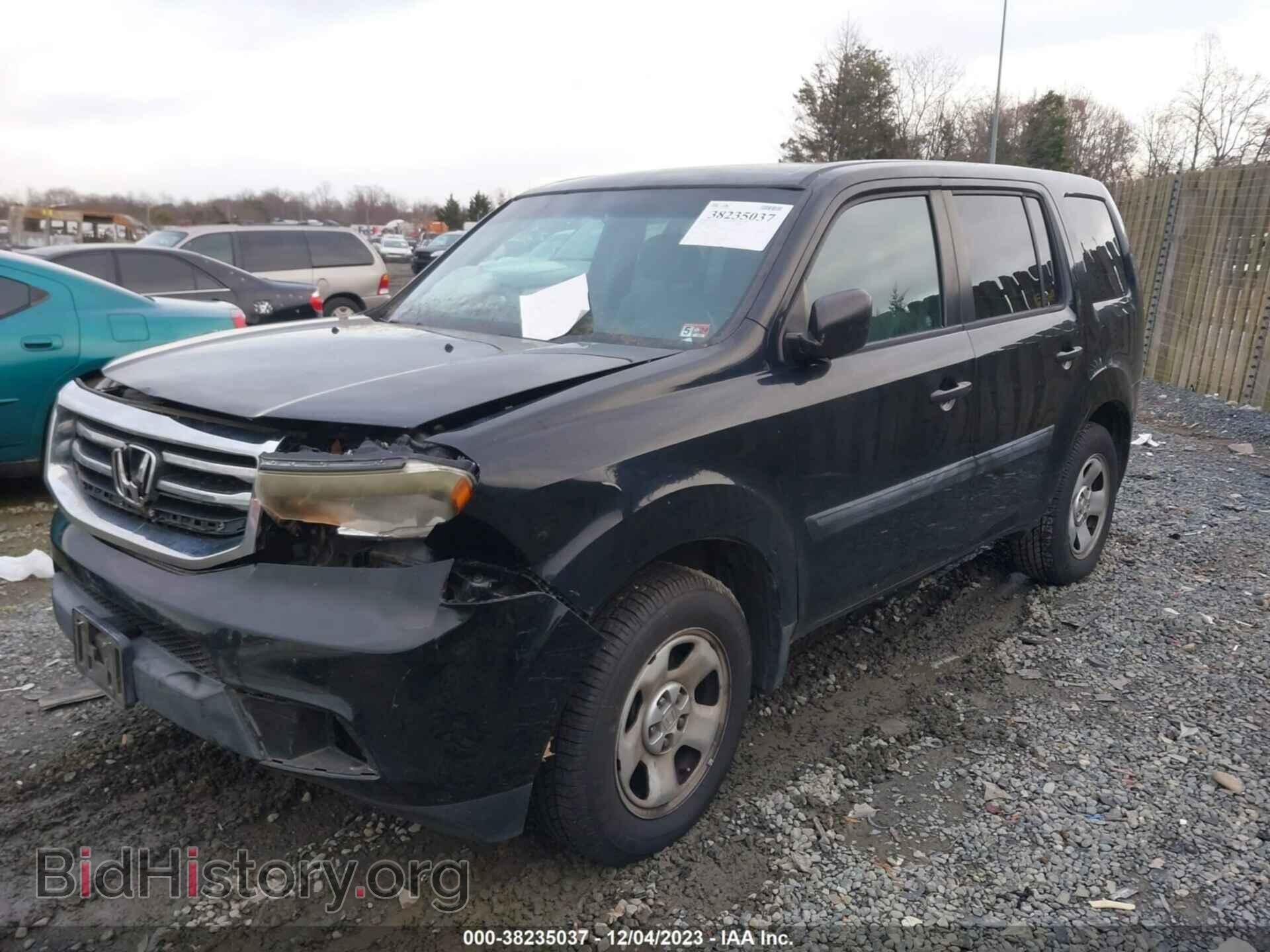 2014 HONDA PILOT - VIN: 5FNYF4H29EB013093 - Фото 2