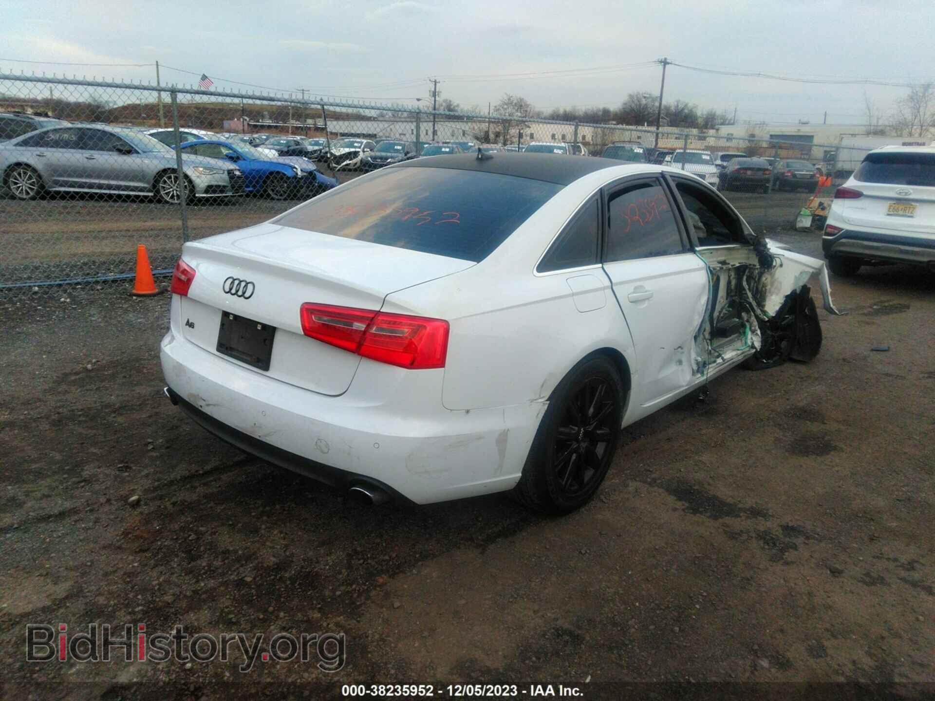 2013 AUDI A6 - VIN: WAUGFAFC1DN135739 - Фото 4