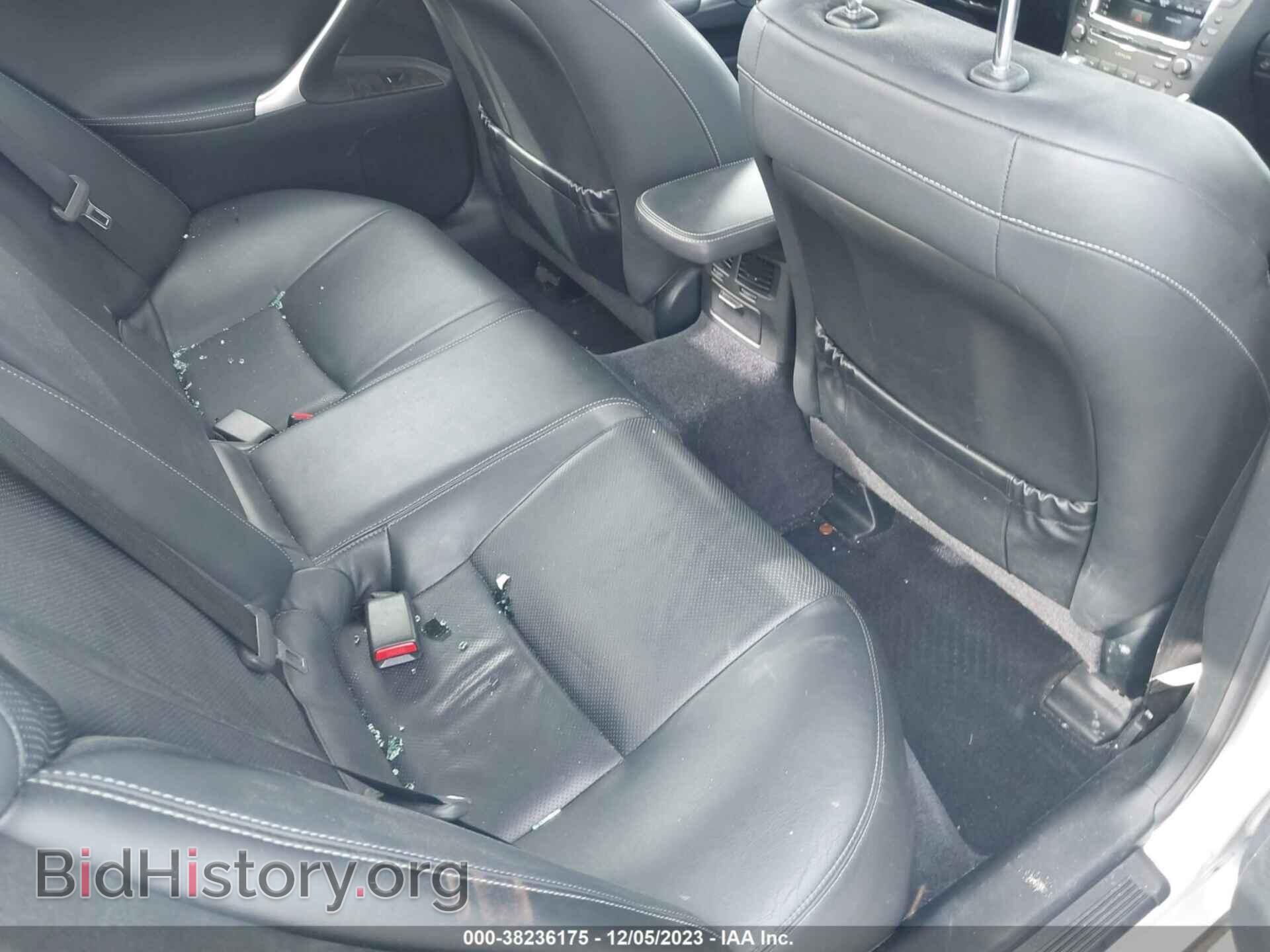 2010 LEXUS IS 350 - VIN: JTHBE5C28A2017461 - Фото 8