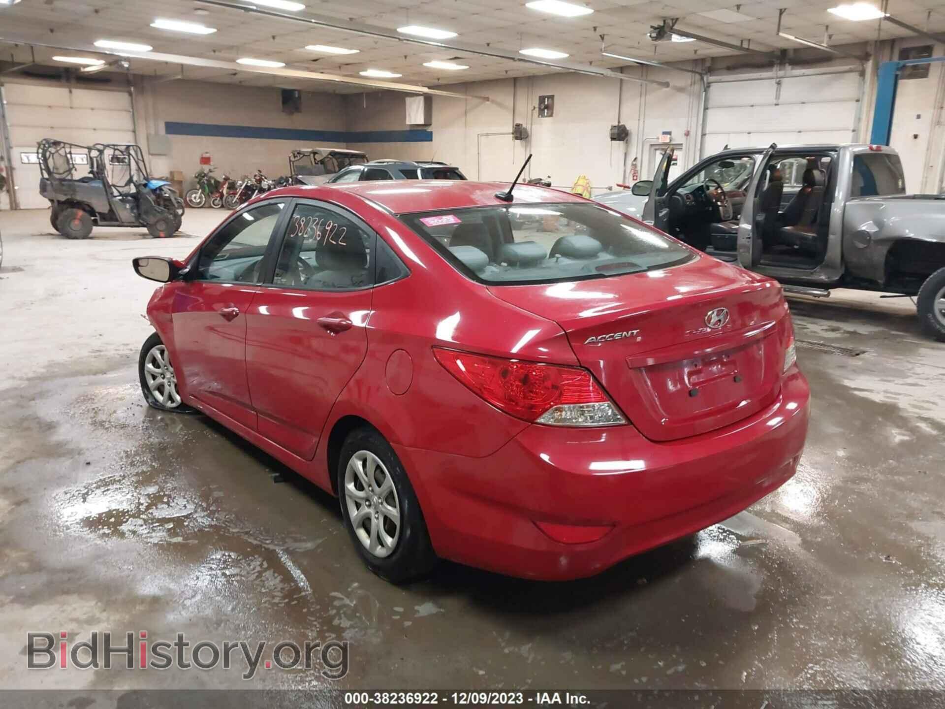 2014 HYUNDAI ACCENT - VIN: KMHCT4AEXEU734520 - Фото 3