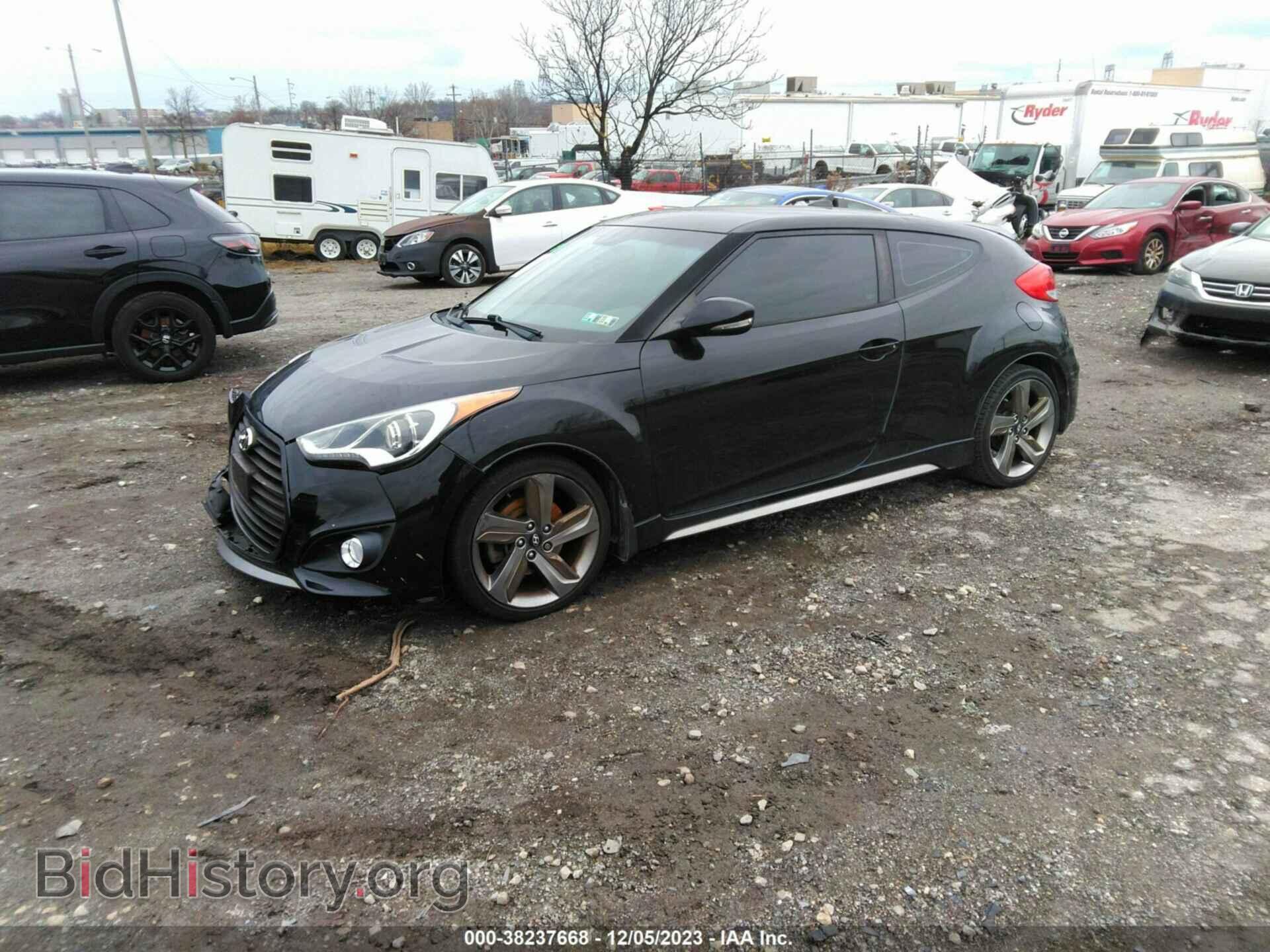 2014 HYUNDAI VELOSTER - VIN: KMHTC6AE2EU200682 - Фото 2