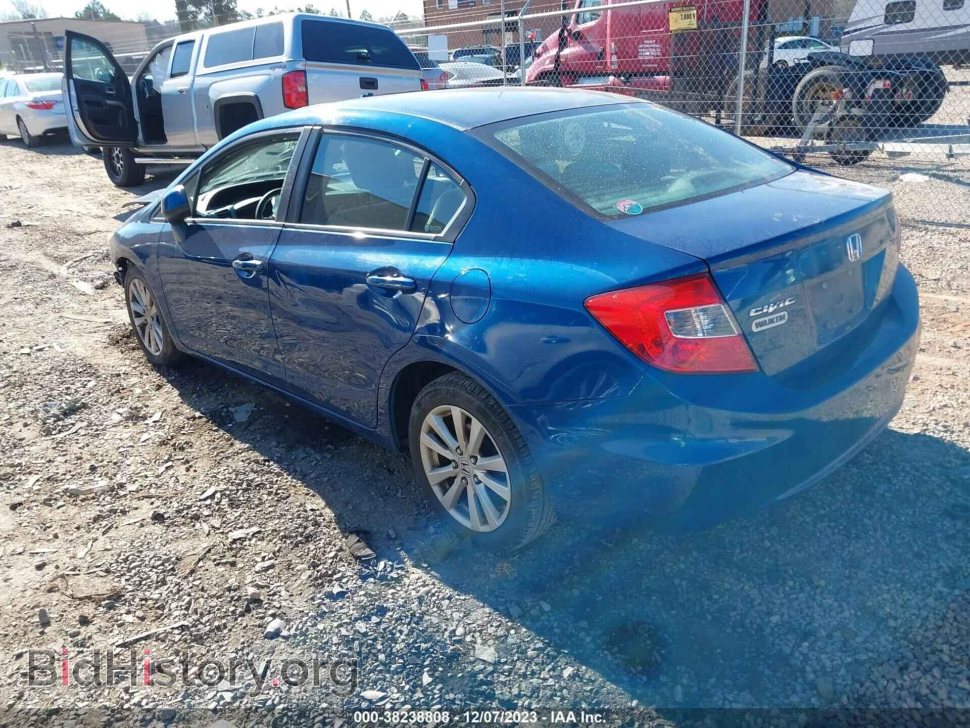2012 HONDA CIVIC - VIN: 19XFB2F8XCE078407 - Фото 3