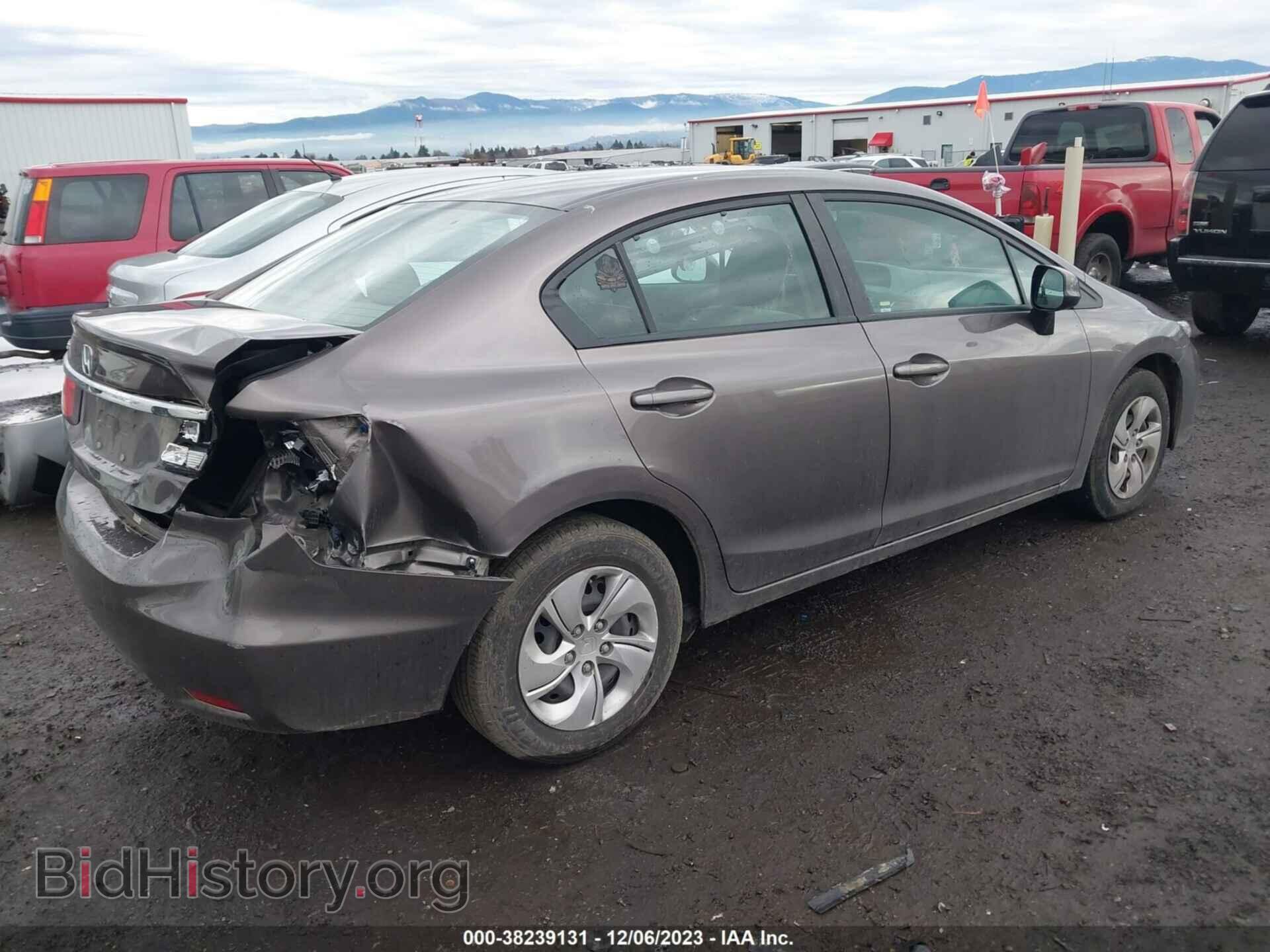 2013 HONDA CIVIC - VIN: 19XFB2F51DE294590 - Фото 4