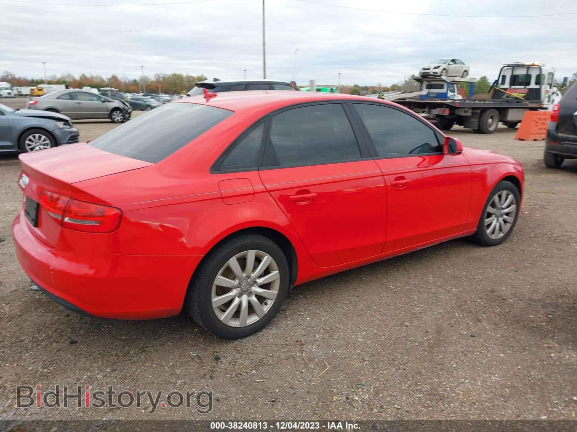 2014 AUDI A4 - VIN: WAUAFAFL0EA058232 - Фото 4