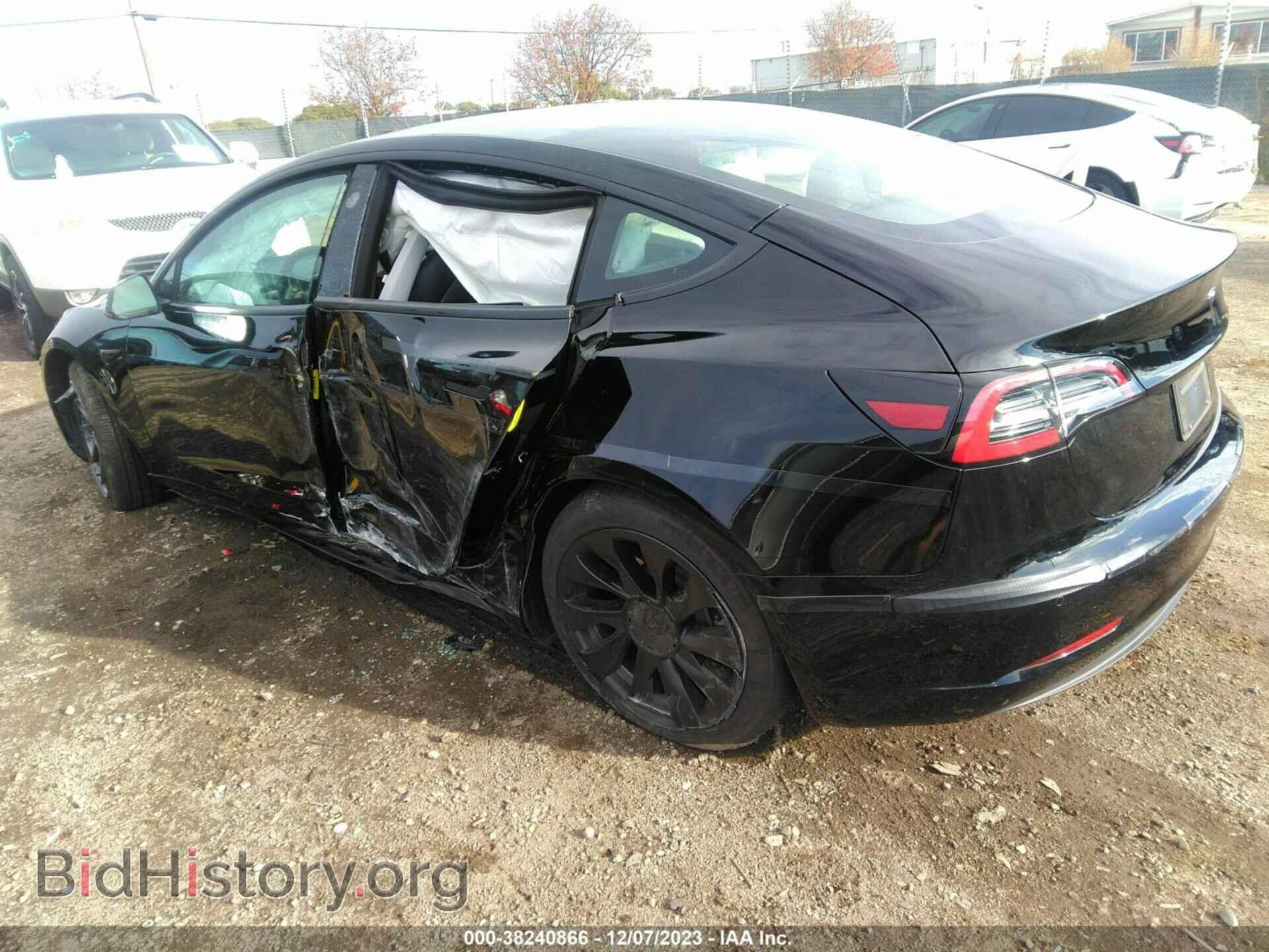2022 TESLA MODEL 3 - VIN: 5YJ3E1EA0NF357449 - Фото 3
