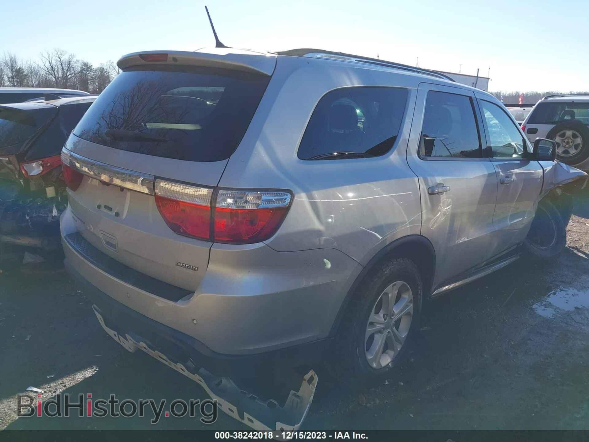 2012 DODGE DURANGO - VIN: 1C4RDJDG2CC309061 - Фото 4
