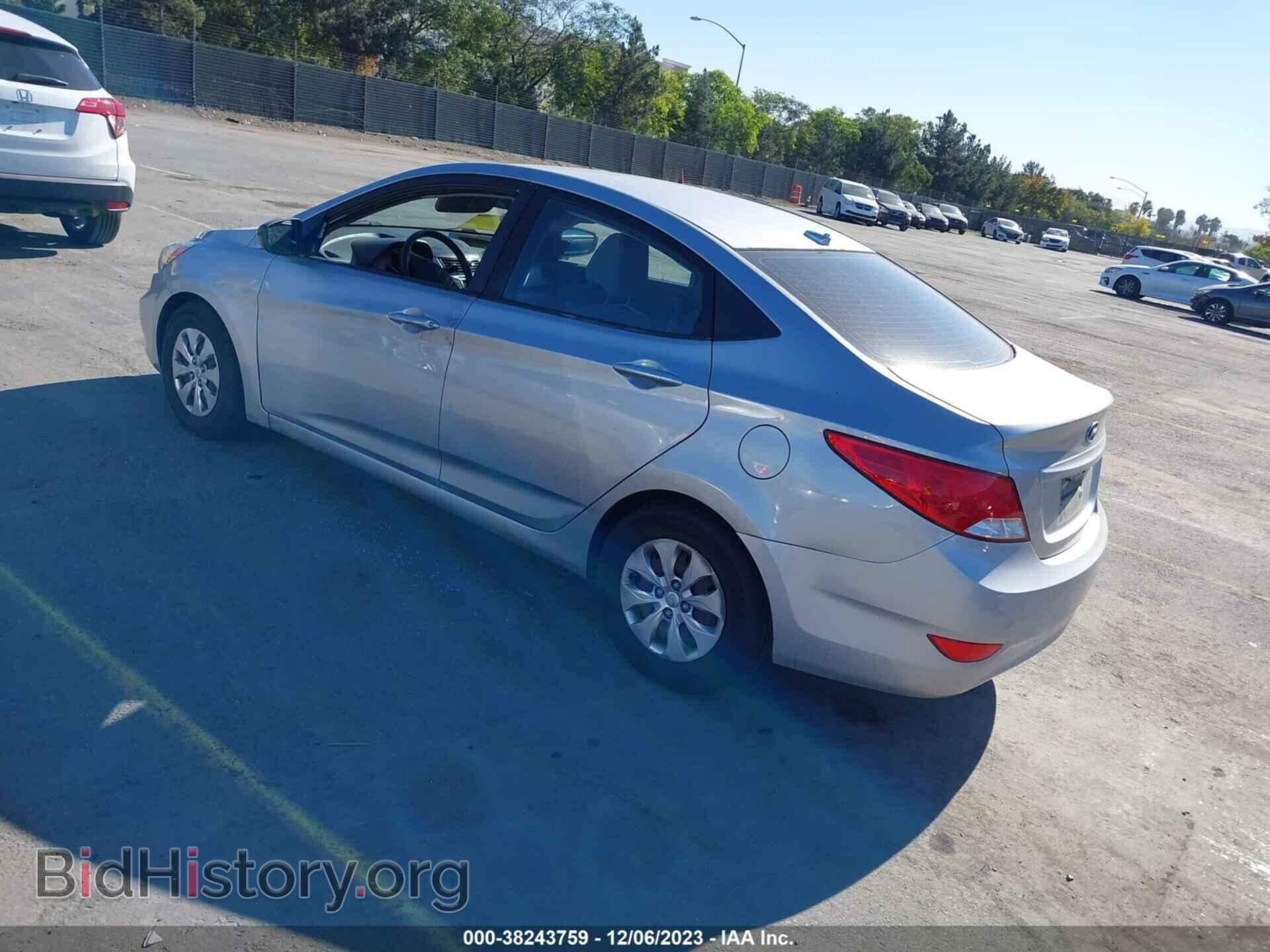 2015 HYUNDAI ACCENT - VIN: KMHCT4AE9FU912709 - Фото 3