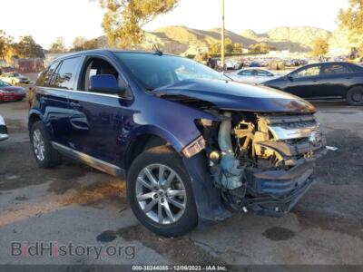 2011 Ford EDGE Limited, blue — VIN 2FMDK3KC7BBA12731, IAAI