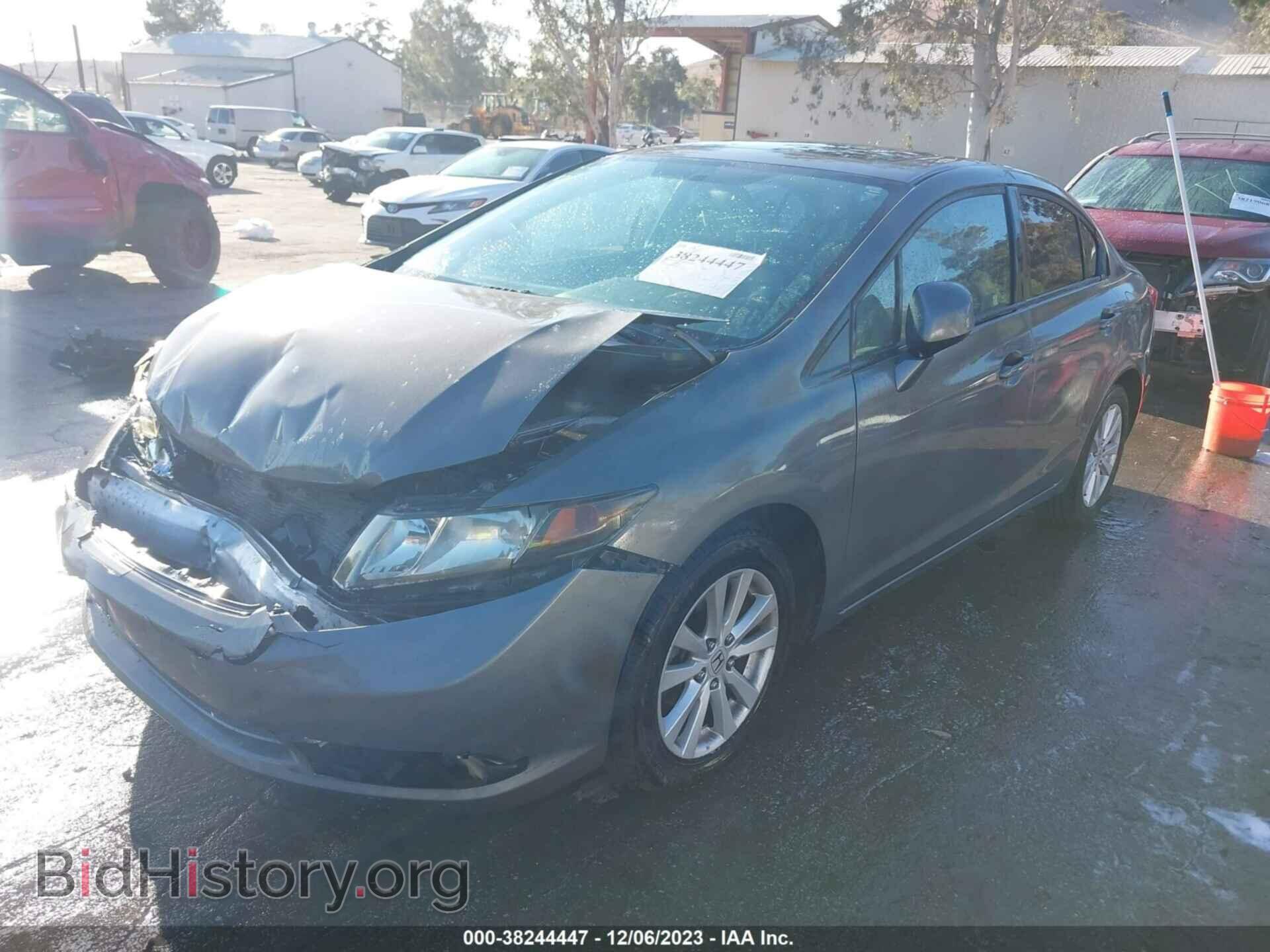 2012 HONDA CIVIC - VIN: 19XFB2F83CE066034 - Фото 2