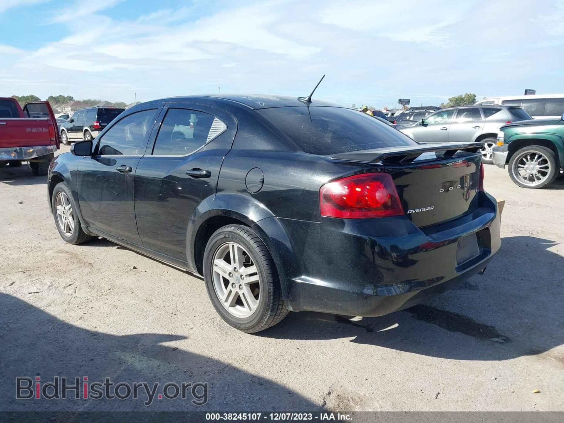 2012 DODGE AVENGER - VIN: 1C3CDZCB9CN280452 - Фото 3