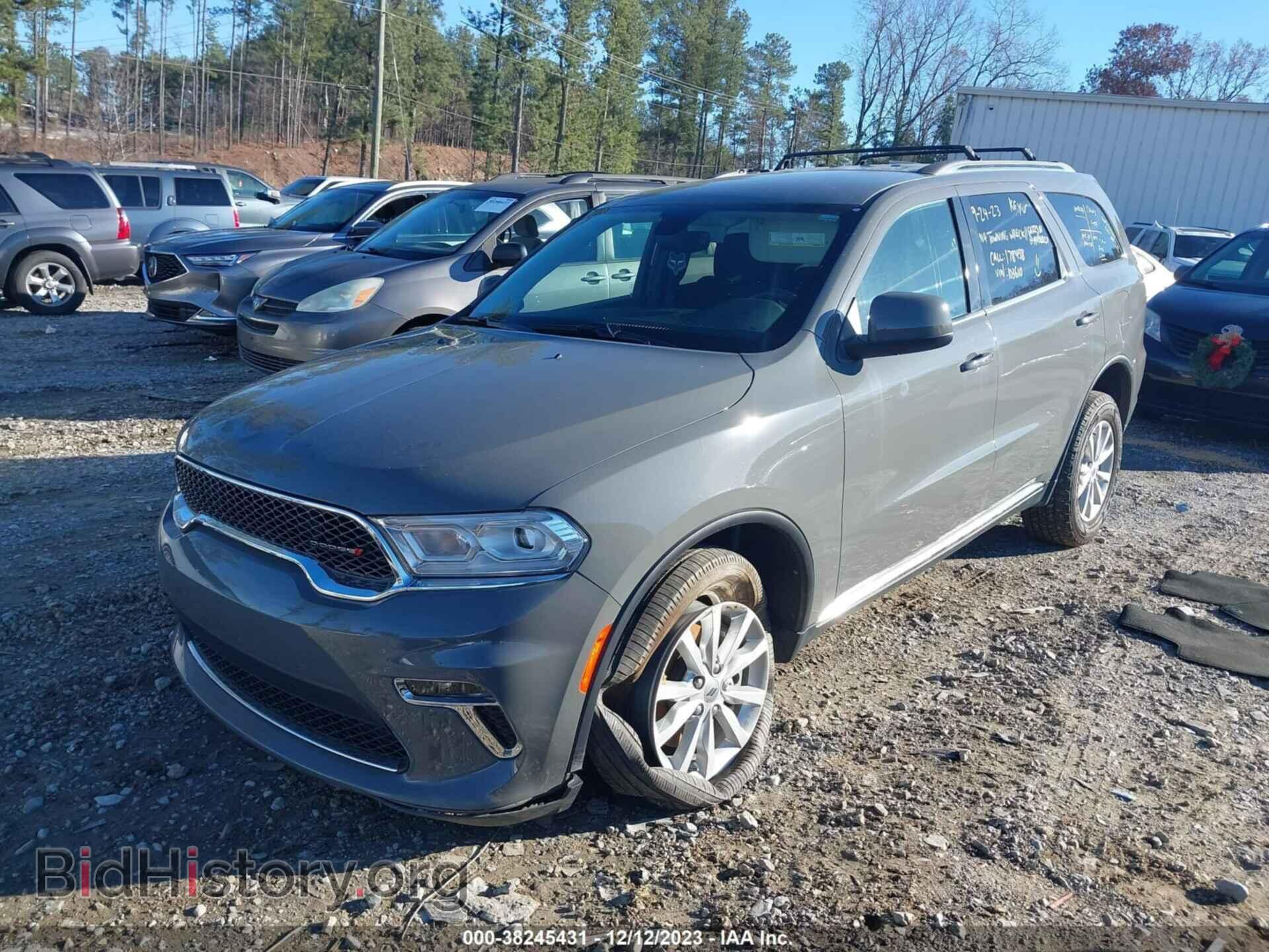 2022 DODGE DURANGO - VIN: 1C4RDJAGXNC103610 - Фото 2