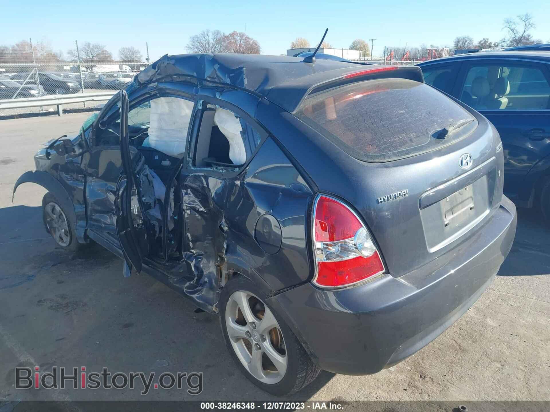 2007 HYUNDAI ACCENT - VIN: KMHCN36C67U026151 - Фото 3