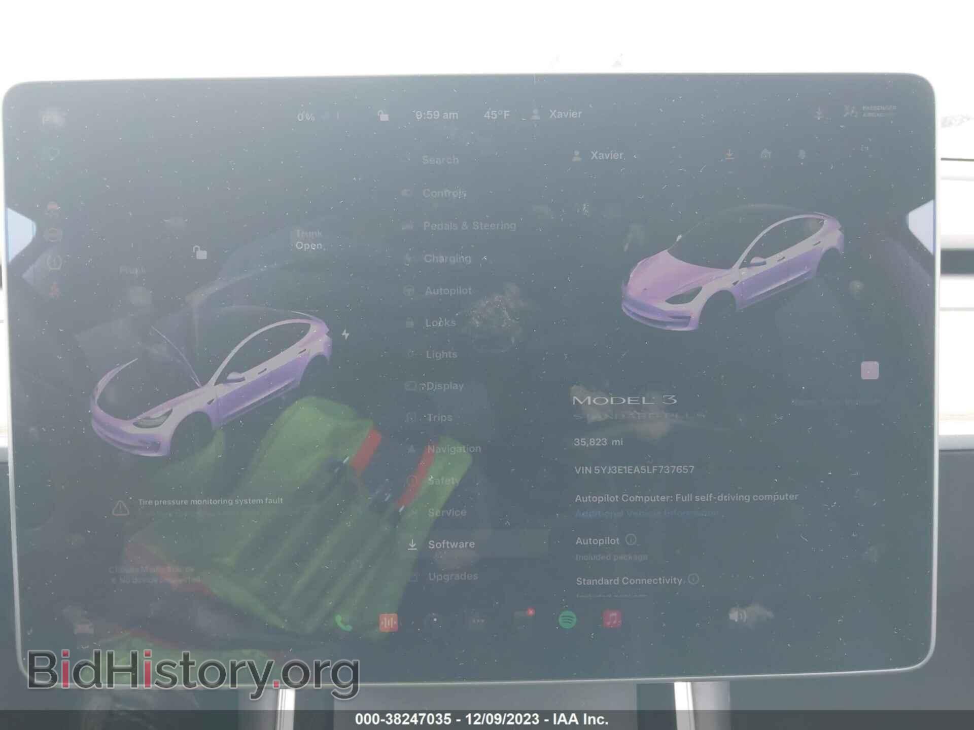 2020 TESLA MODEL 3 - VIN: 5YJ3E1EA5LF737657 - Photo 7