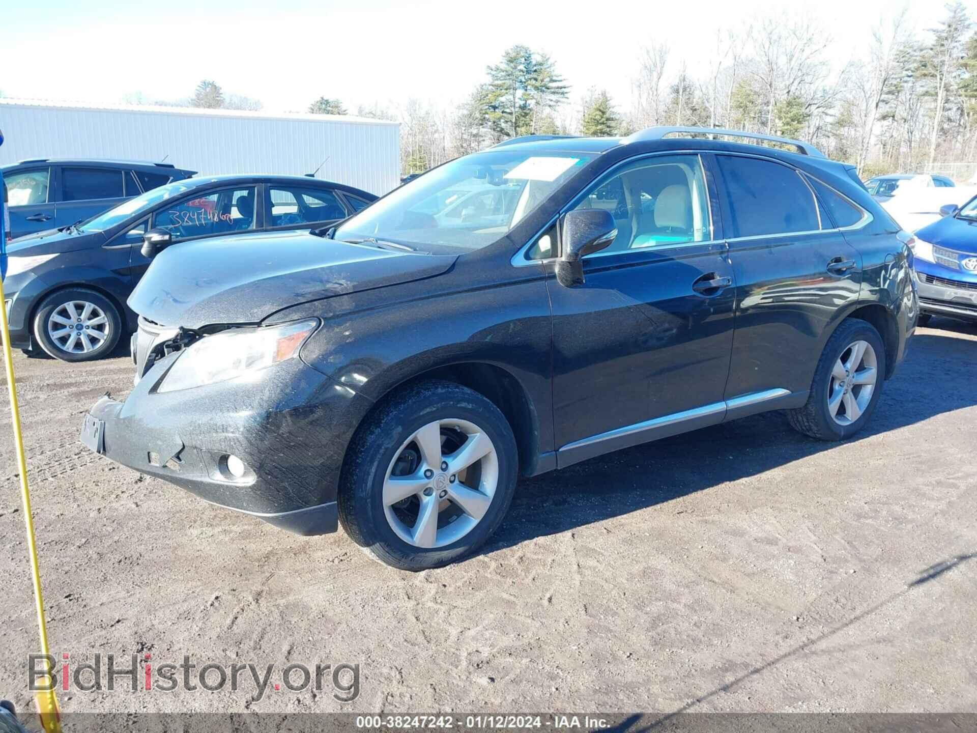 2010 LEXUS RX 350 - VIN: 2T2BK1BA0AC042833 - Фото 2