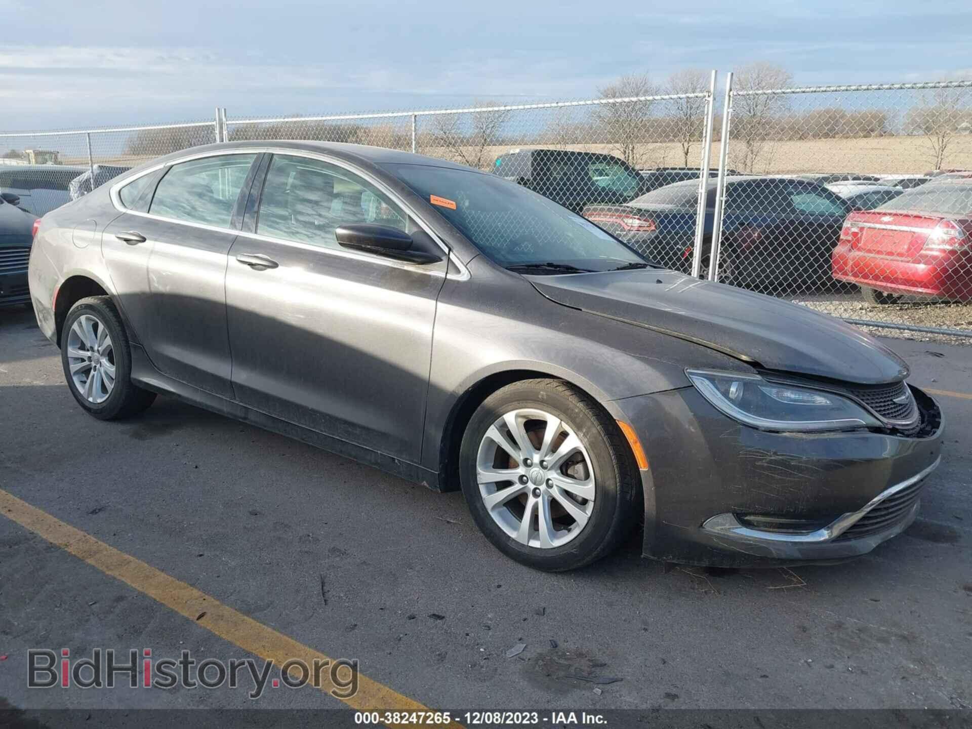 Фотография 1C3CCCAB1FN743496 - CHRYSLER 200 2015