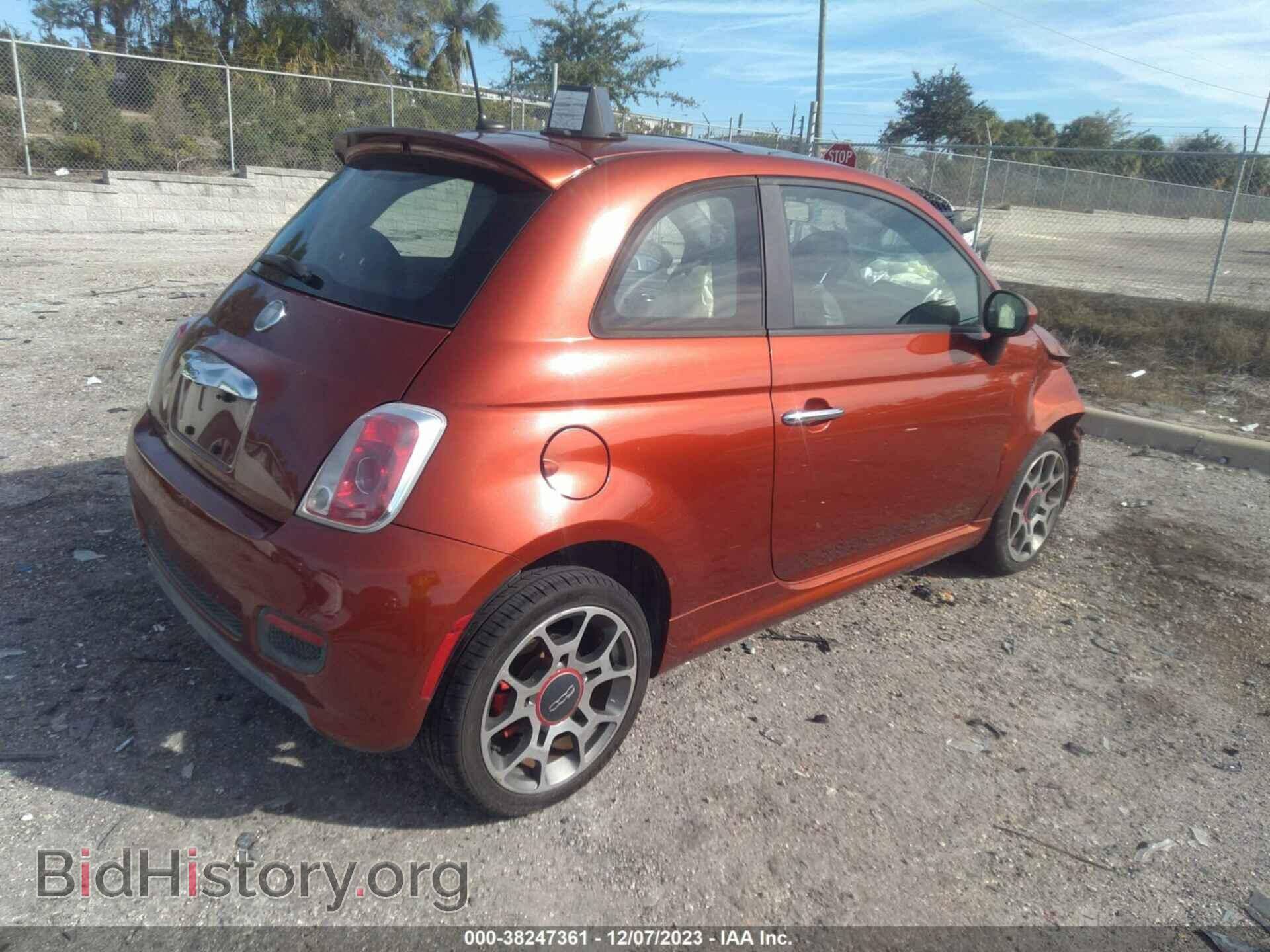 2012 FIAT 500 - VIN: 3C3CFFBR3CT339910 - Фото 4