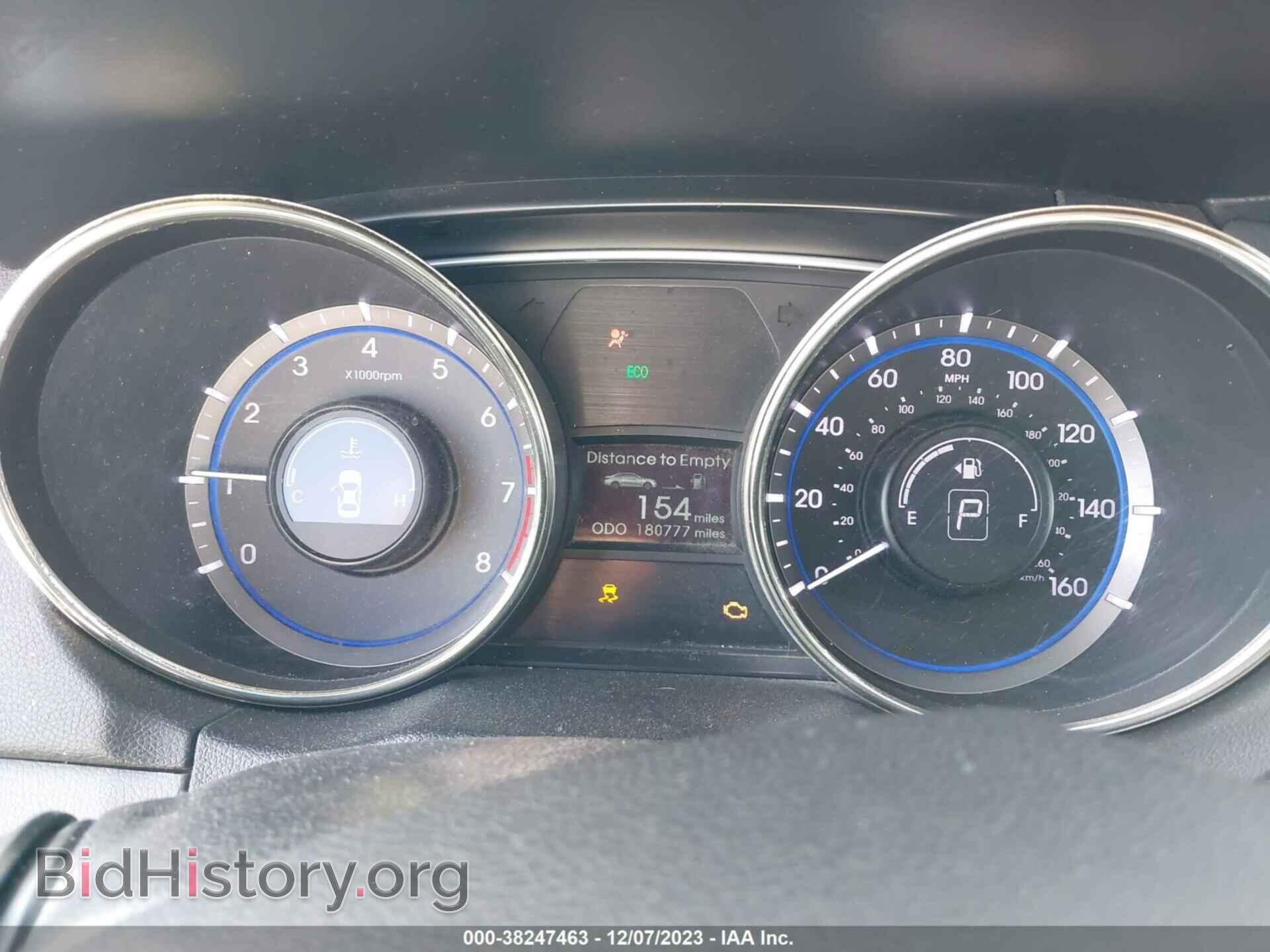 2012 HYUNDAI SONATA - VIN: 5NPEB4AC7CH377254 - Фото 7