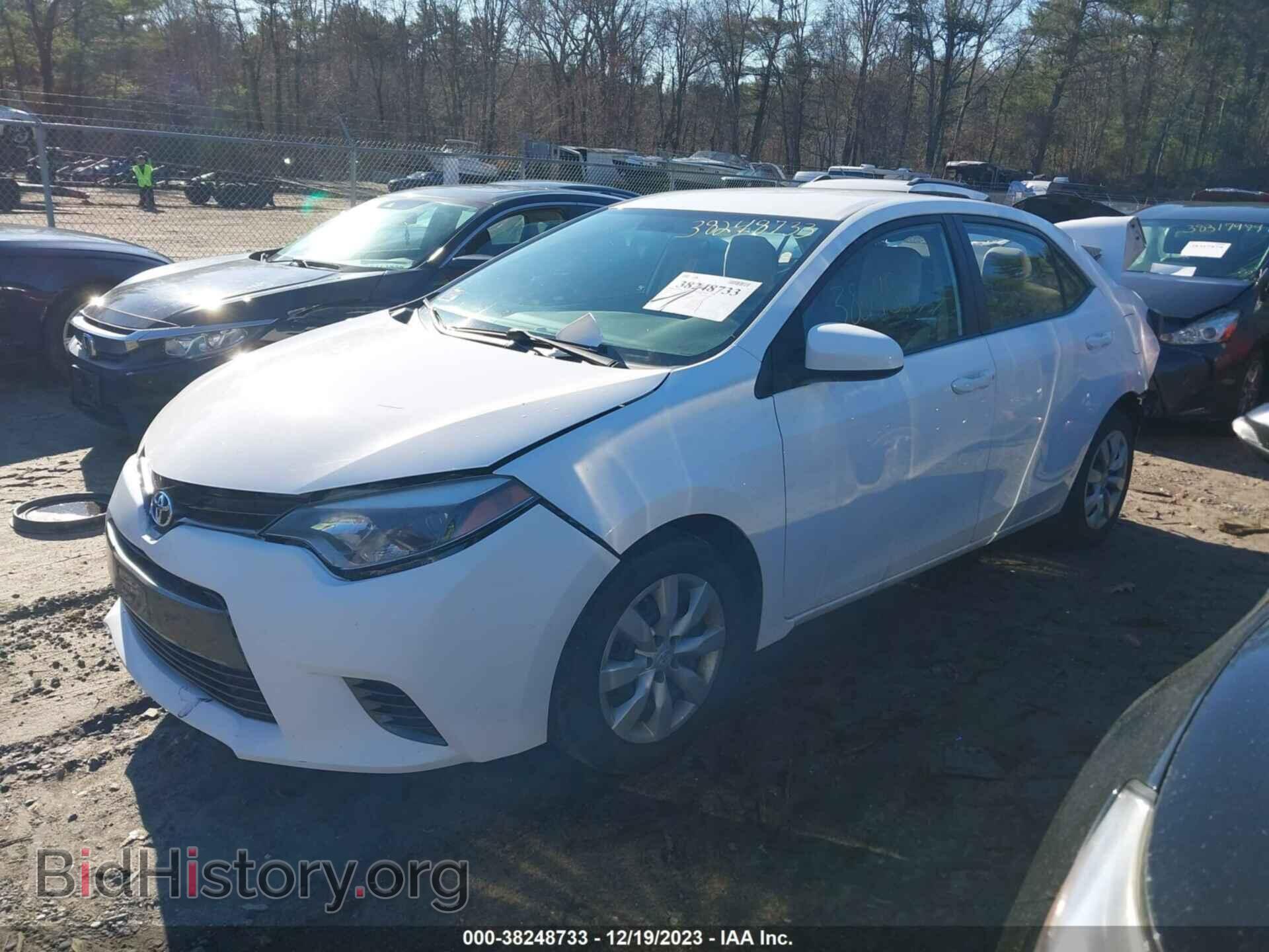 2015 TOYOTA COROLLA - VIN: 2T1BURHE8FC308582 - Фото 2
