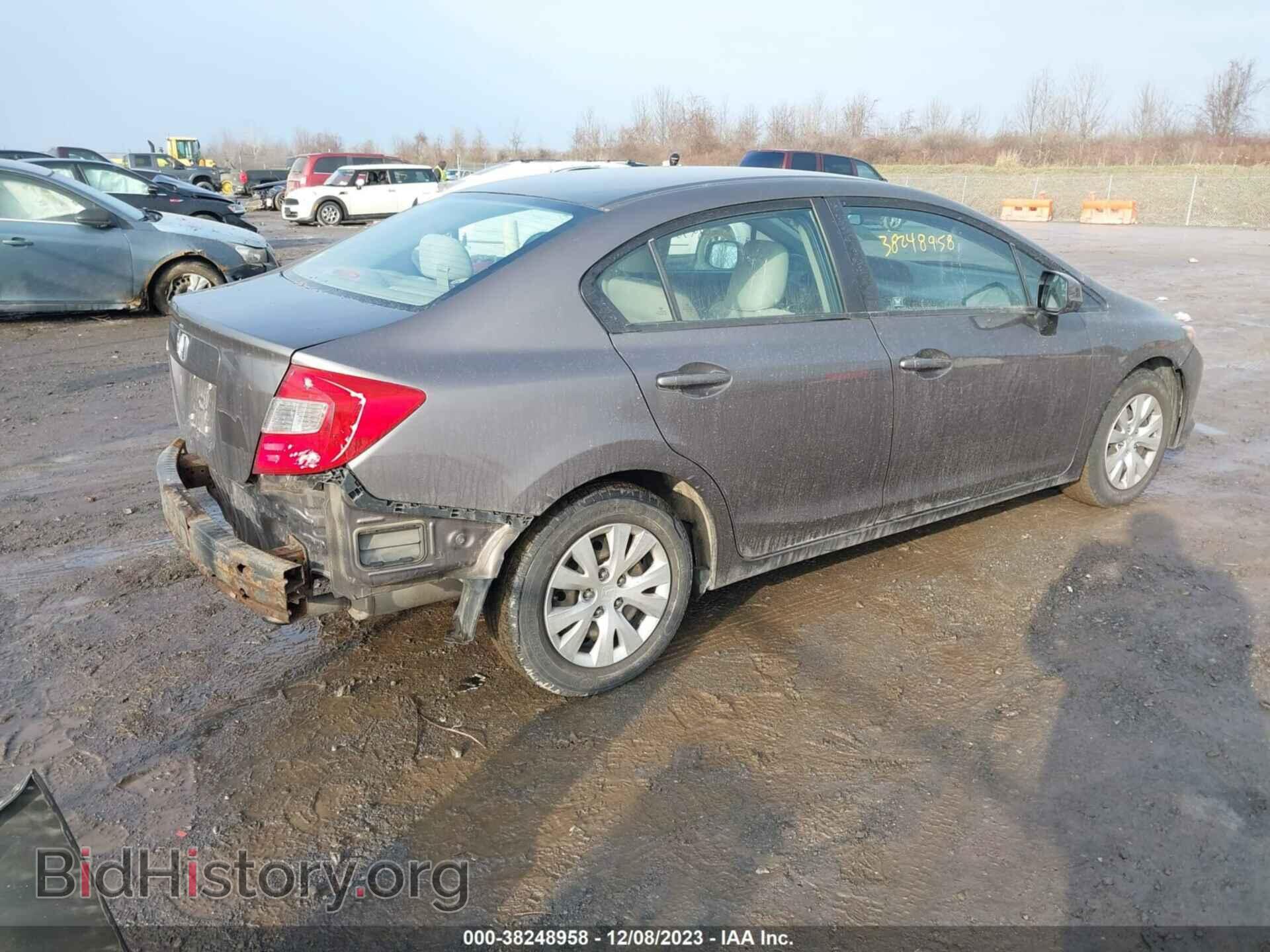 2012 HONDA CIVIC - VIN: 2HGFB2F59CH584533 - Photo 4