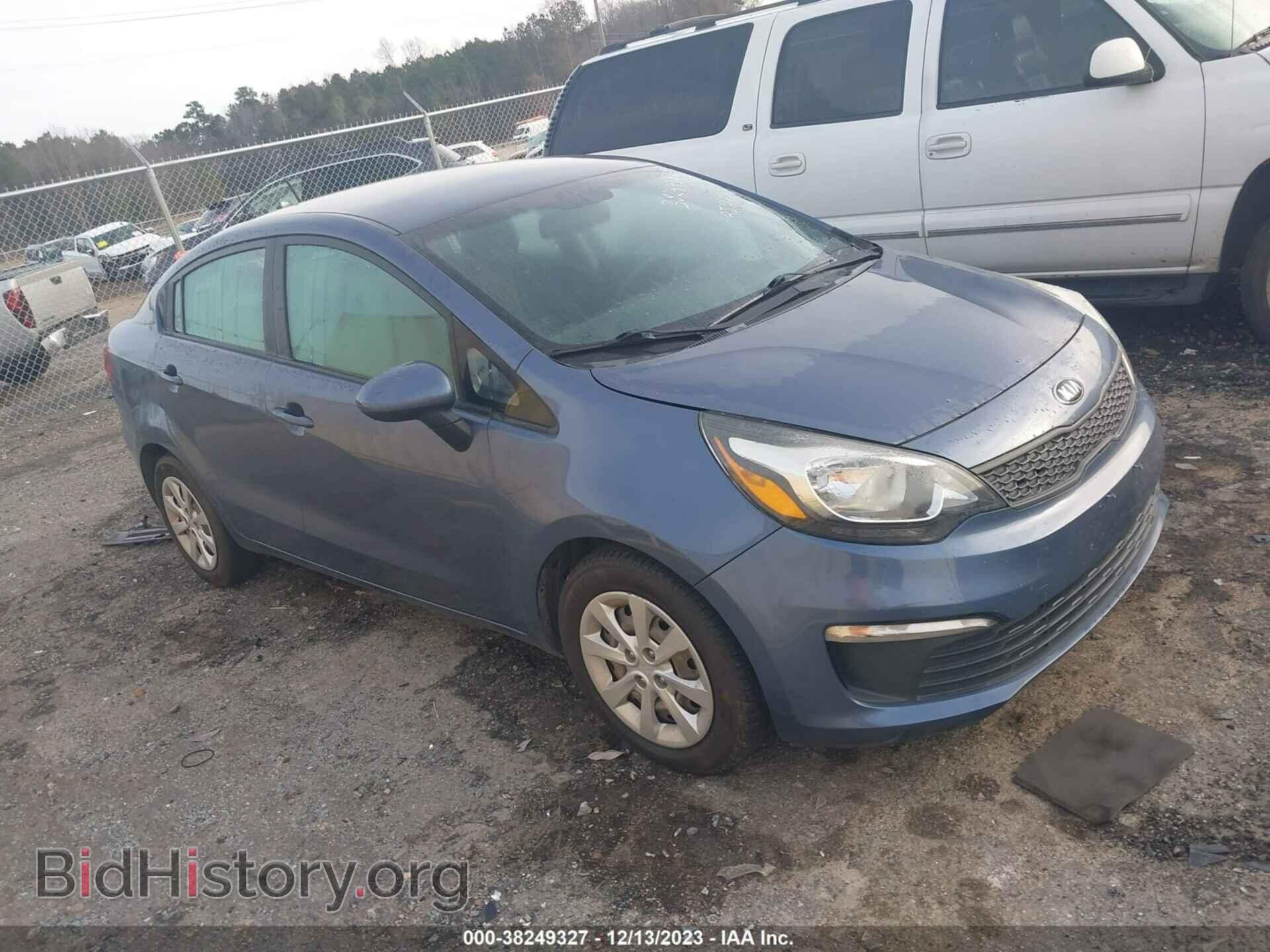 Фотография KNADM4A33G6695066 - KIA RIO 2016
