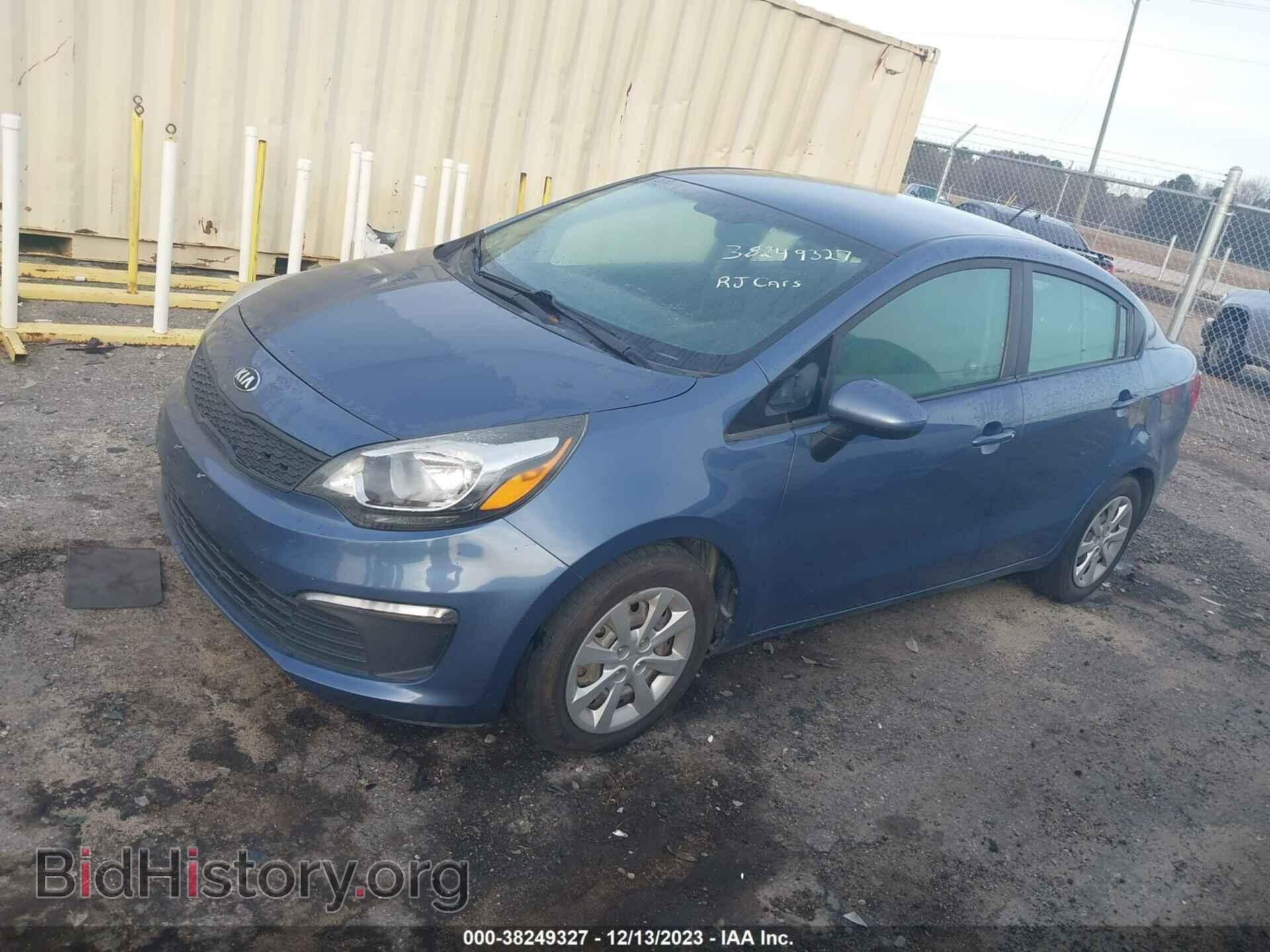 2016 KIA RIO - VIN: KNADM4A33G6695066 - Фото 2
