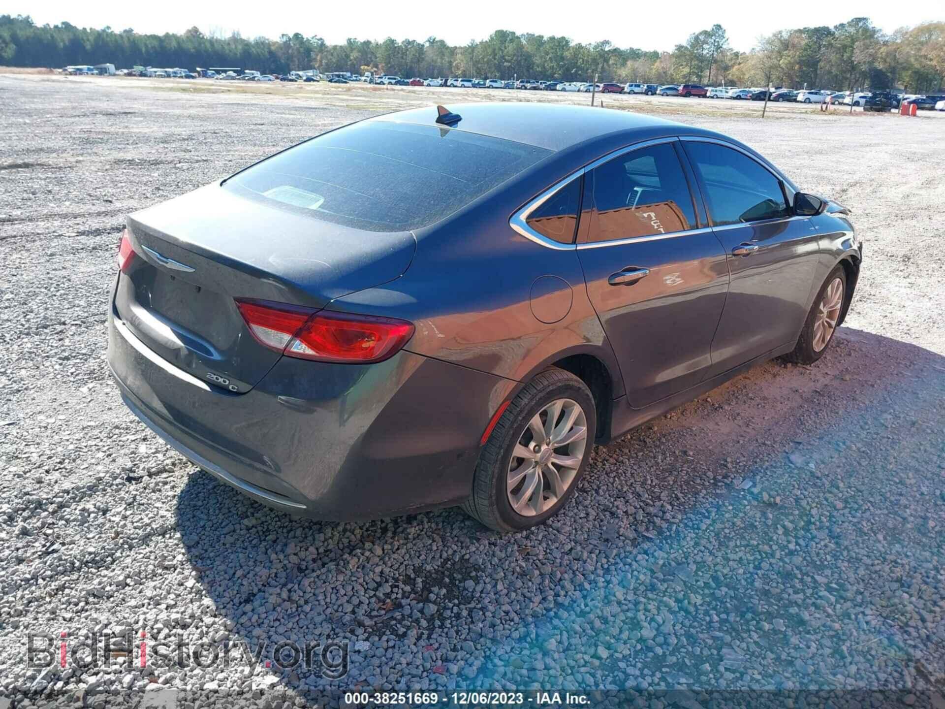 2015 CHRYSLER 200 - VIN: 1C3CCCCB3FN501113 - Фото 4