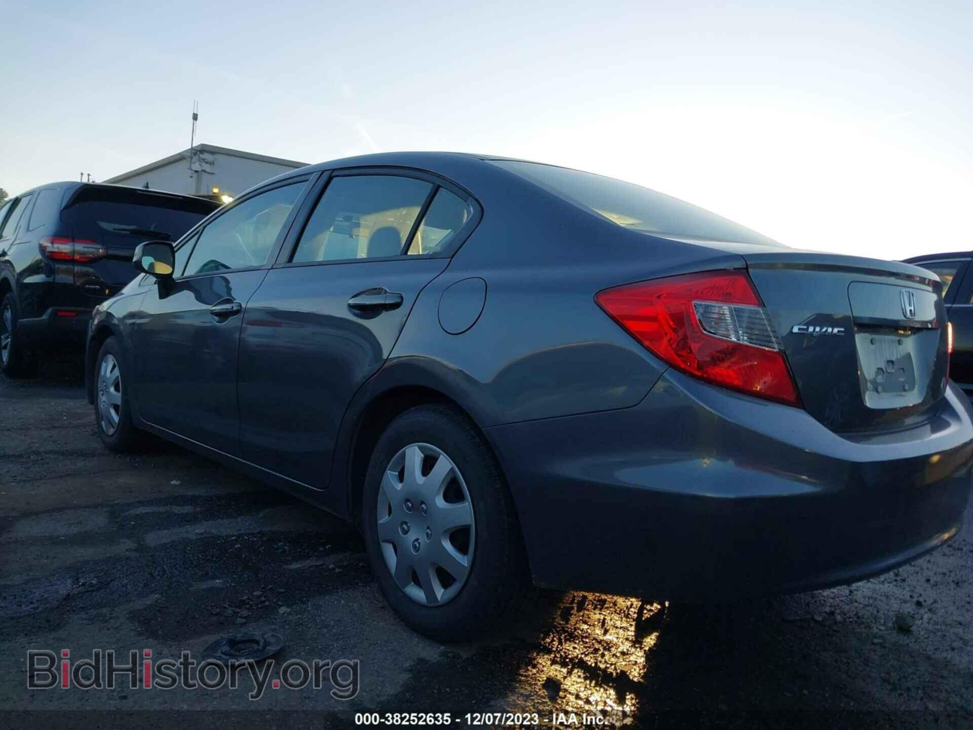 2012 HONDA CIVIC - VIN: 19XFB2F50CE311152 - Фото 3