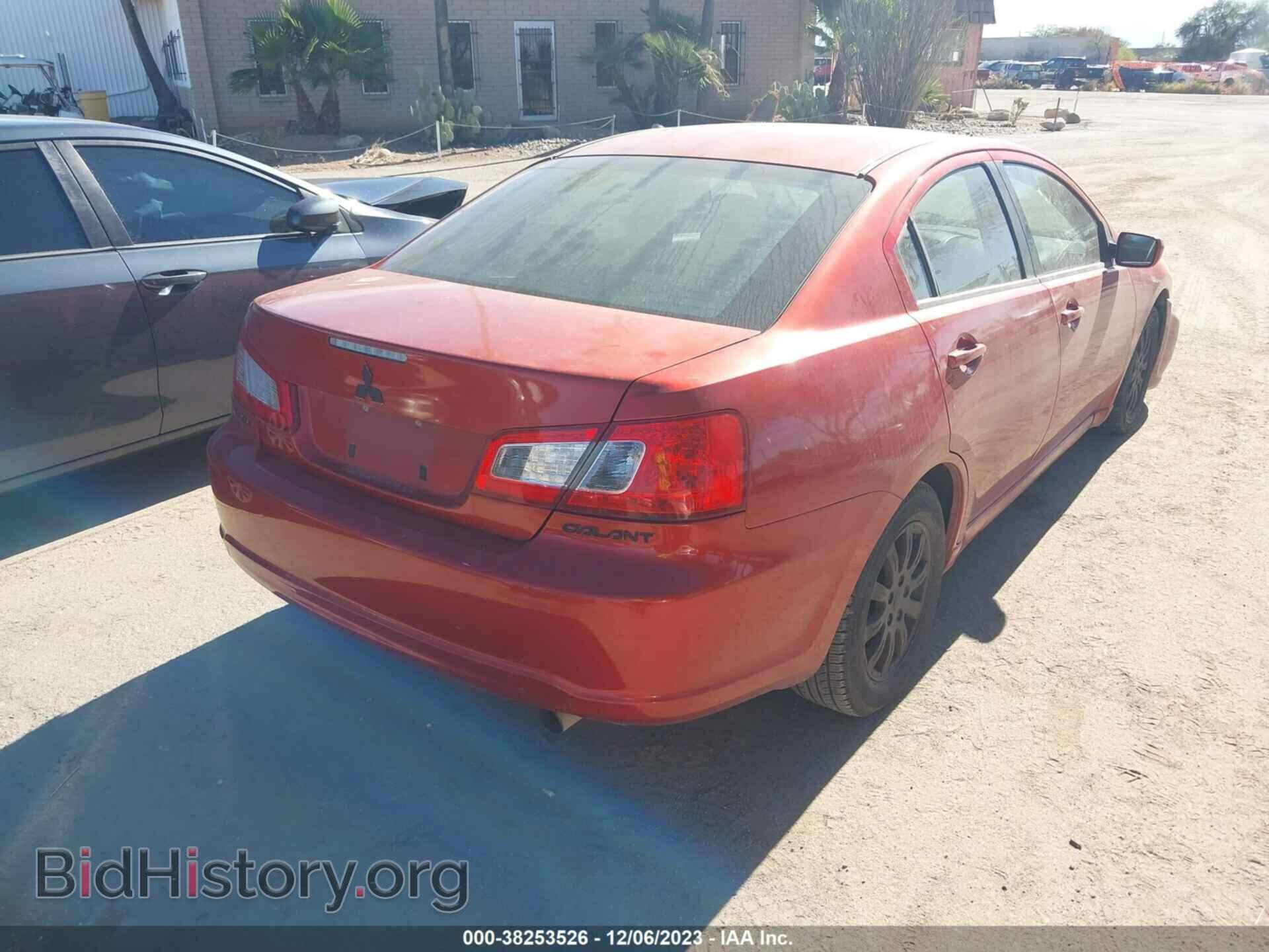2012 MITSUBISHI GALANT - VIN: 4A32B2FF3CE010925 - Фото 4