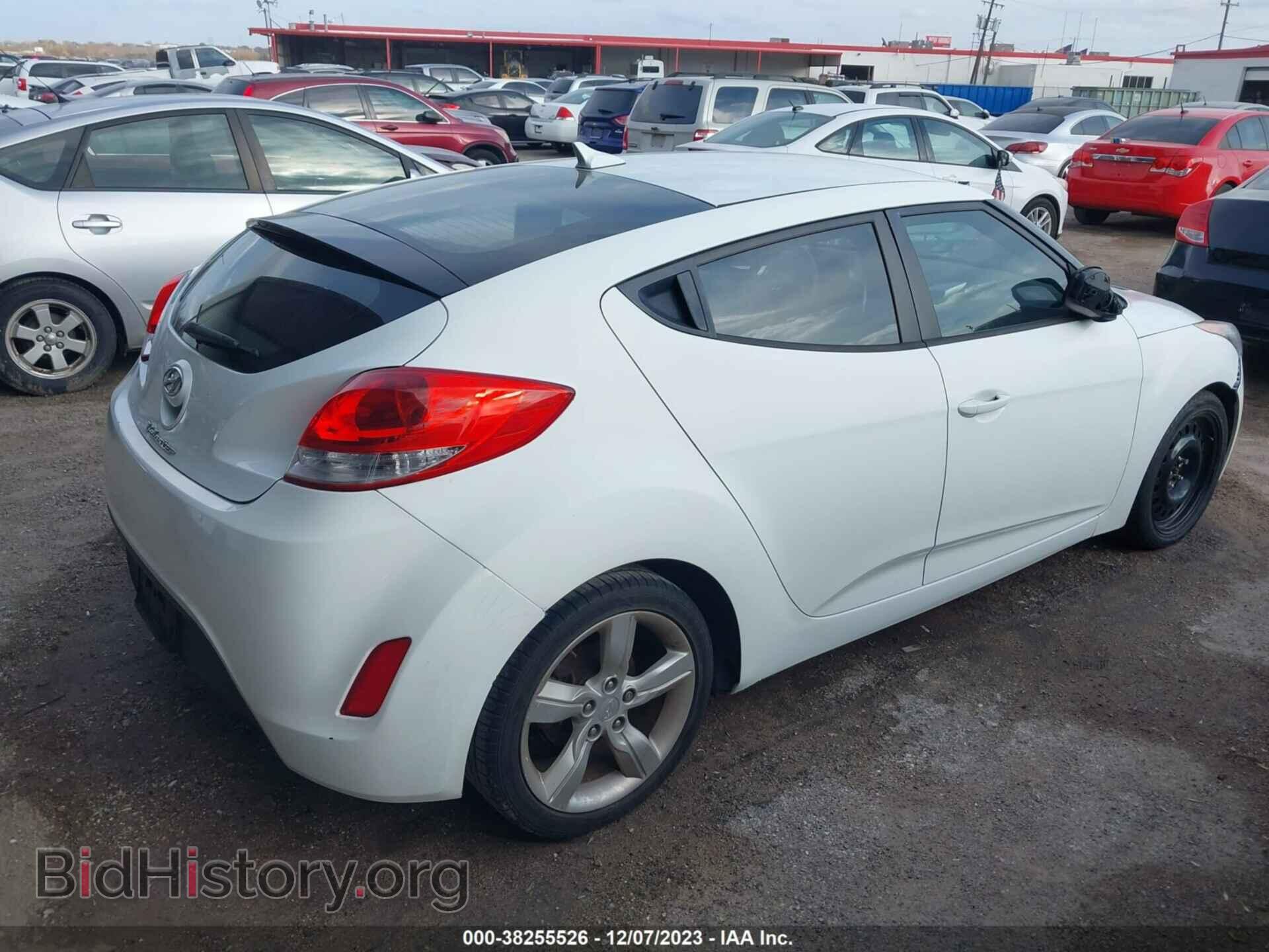 2012 HYUNDAI VELOSTER - VIN: KMHTC6AD5CU063015 - Фото 4