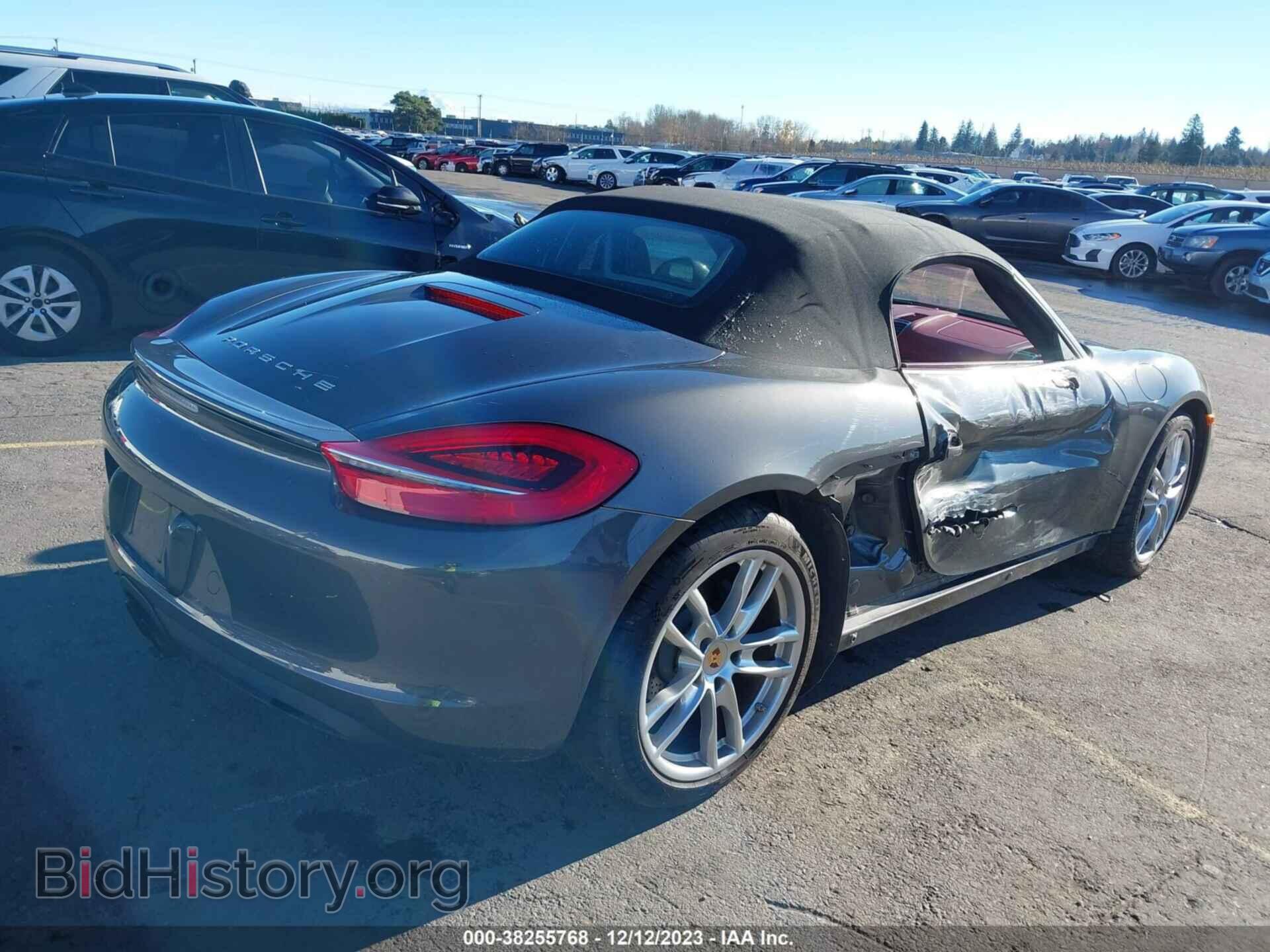 2014 PORSCHE BOXSTER - VIN: WP0CA2A8XES121429 - Фото 4