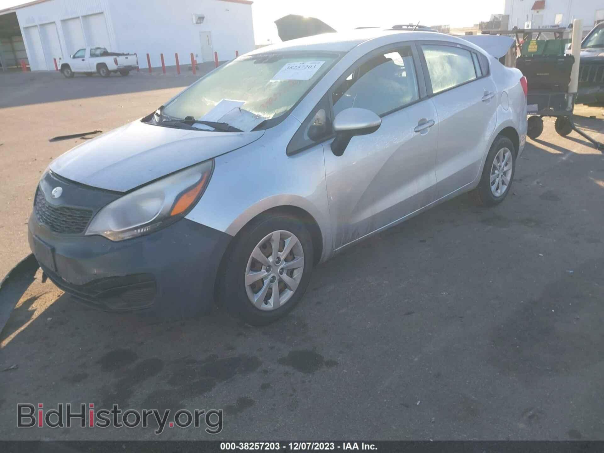 2013 KIA RIO - VIN: KNADM4A33D6281345 - Фото 2