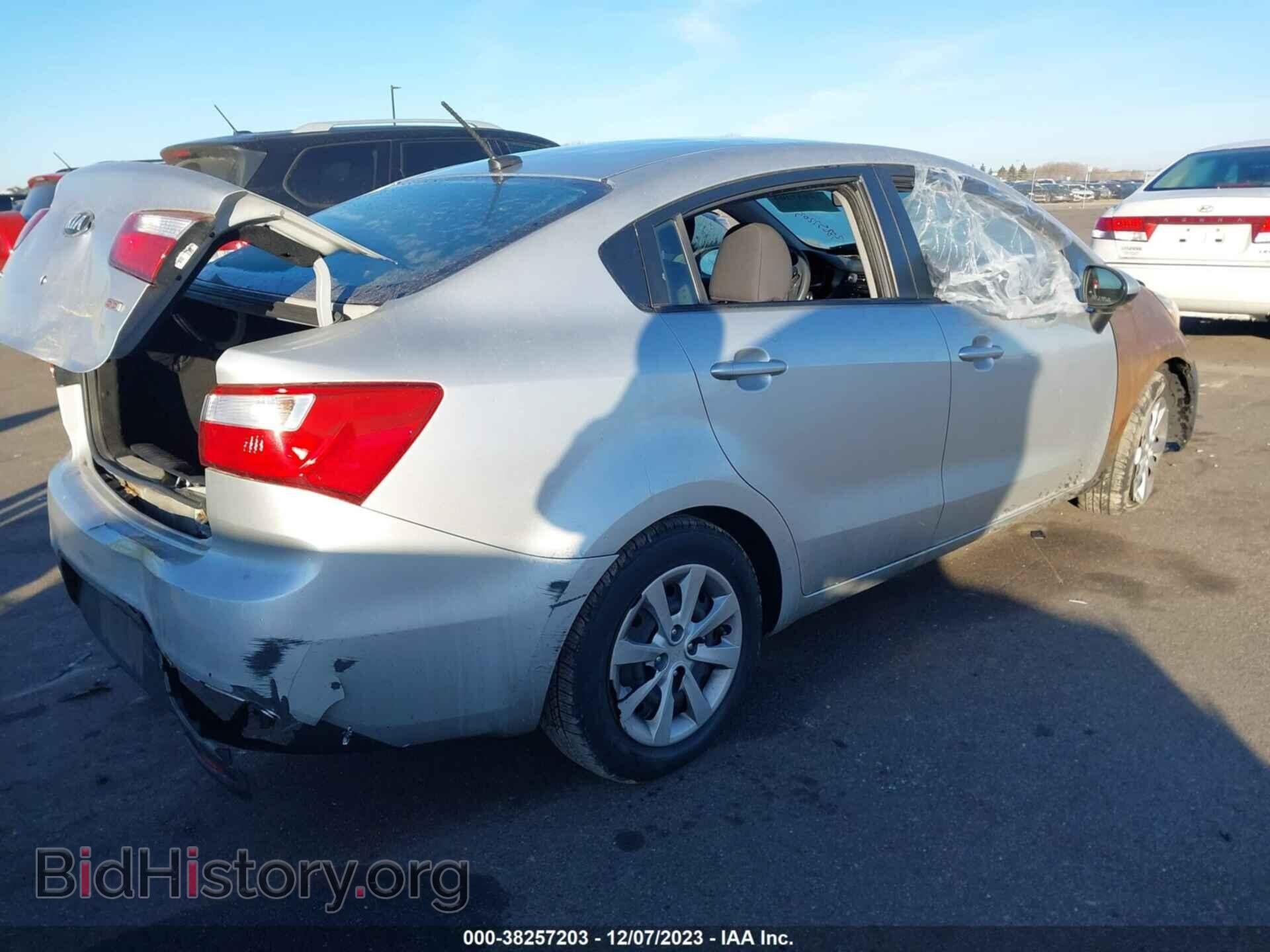 2013 KIA RIO - VIN: KNADM4A33D6281345 - Фото 4