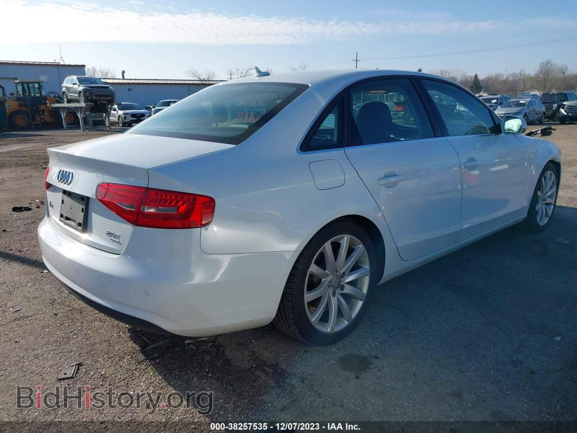 2013 AUDI A4 - VIN: WAUFFAFL8DN019899 - Фото 4