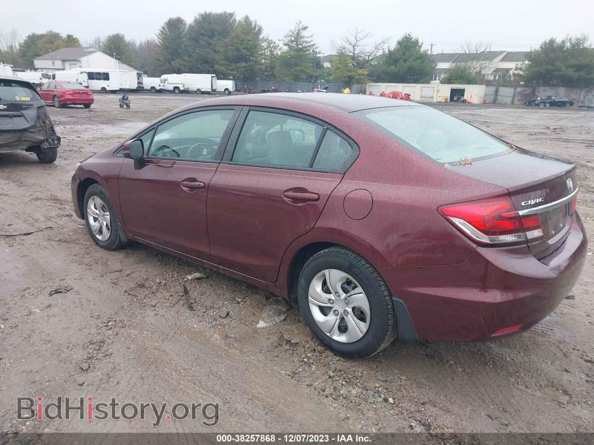2013 HONDA CIVIC - VIN: 19XFB2F57DE224625 - Фото 3