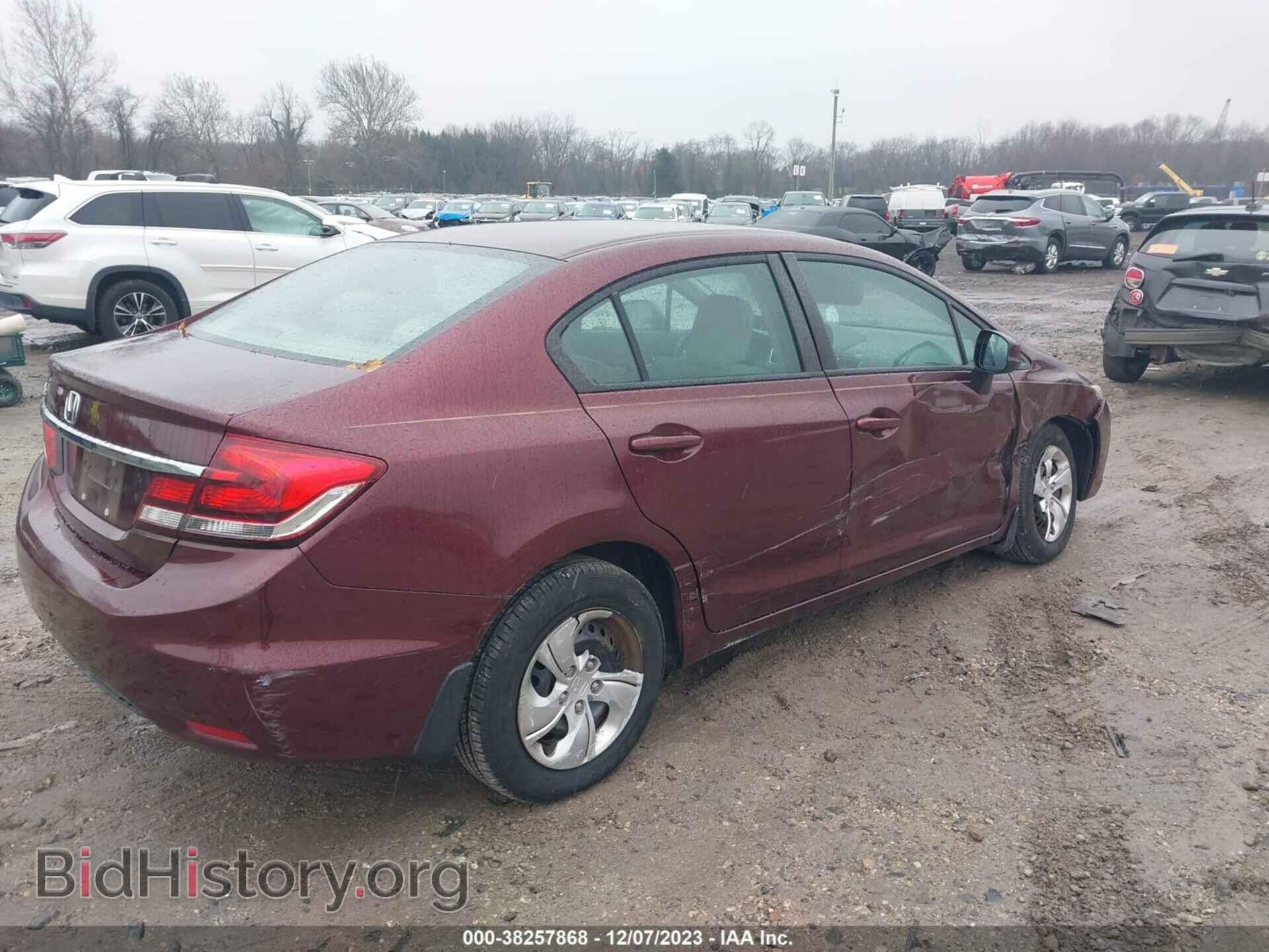 2013 HONDA CIVIC - VIN: 19XFB2F57DE224625 - Фото 4