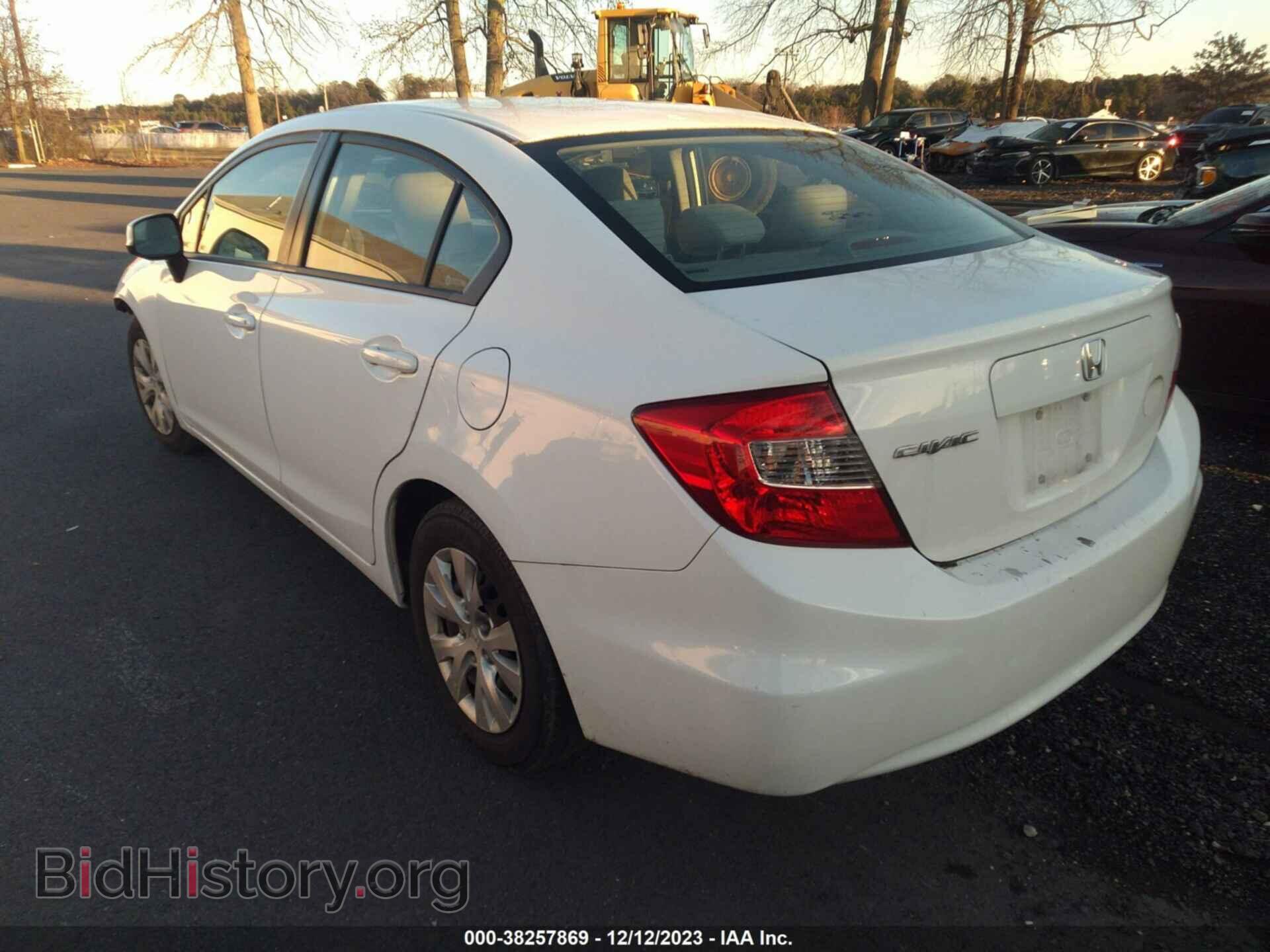 2012 HONDA CIVIC - VIN: 2HGFB2F53CH307344 - Фото 3