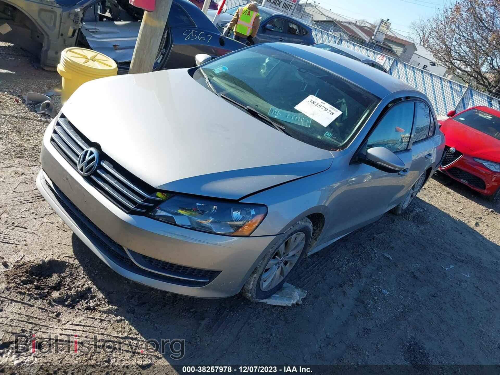 2012 VOLKSWAGEN PASSAT - VIN: 1VWAP7A3XCC053838 - Фото 2