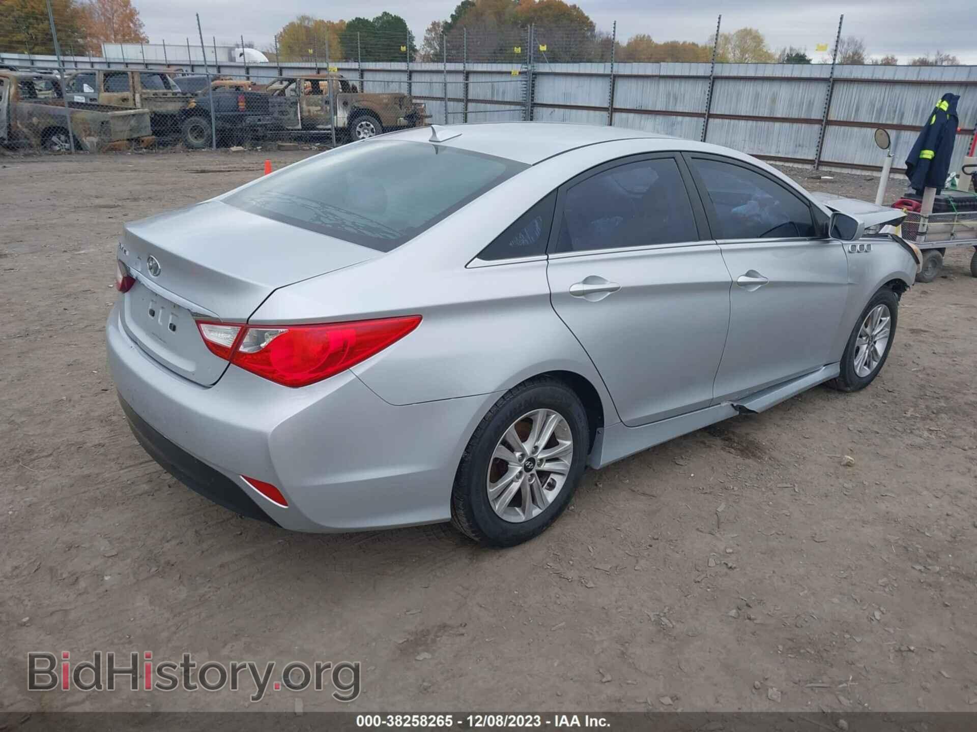 2014 HYUNDAI SONATA - VIN: 5NPEB4AC6EH856378 - Фото 4