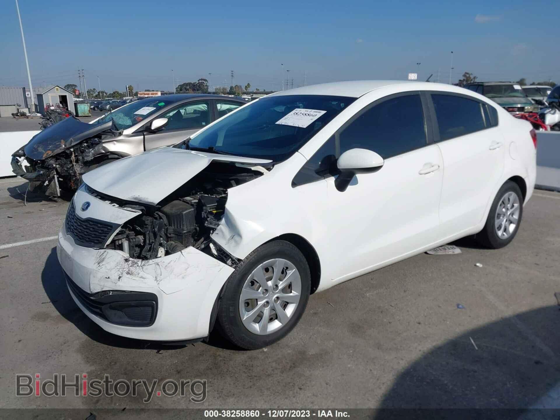 2014 KIA RIO - VIN: KNADM4A33E6414820 - Фото 2