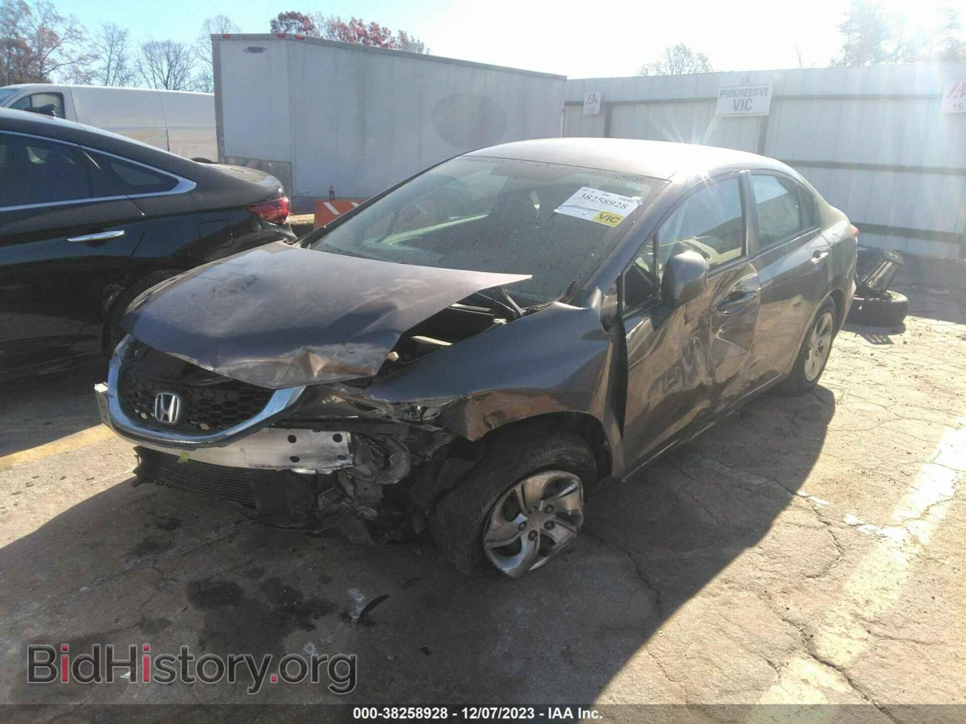 2013 HONDA CIVIC - VIN: 19XFB2F54DE040517 - Фото 2