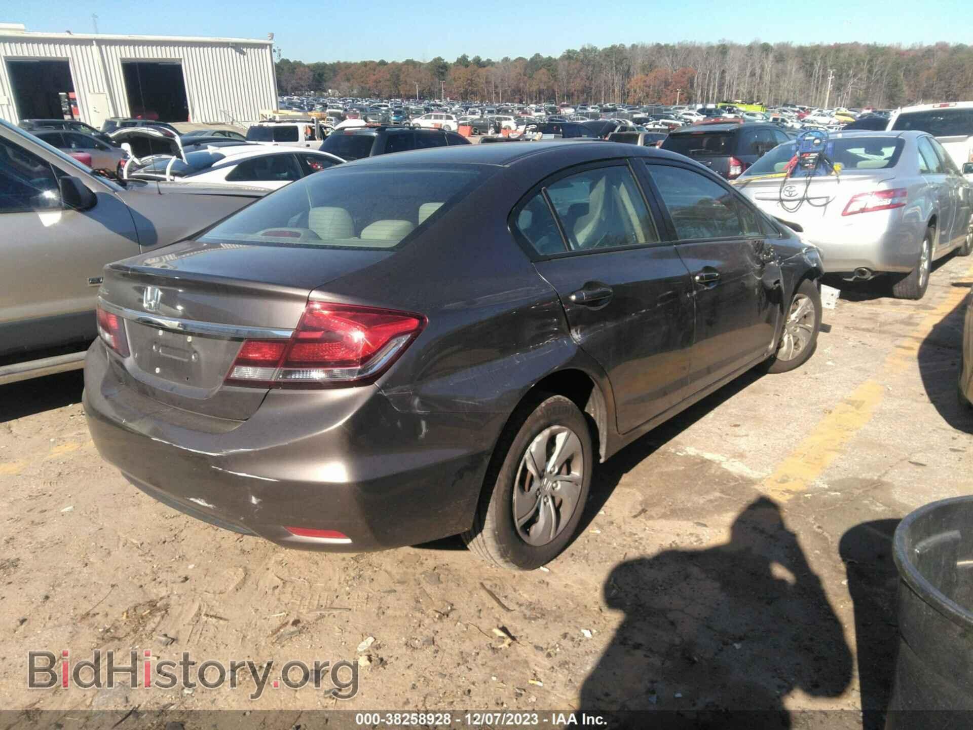 2013 HONDA CIVIC - VIN: 19XFB2F54DE040517 - Фото 4