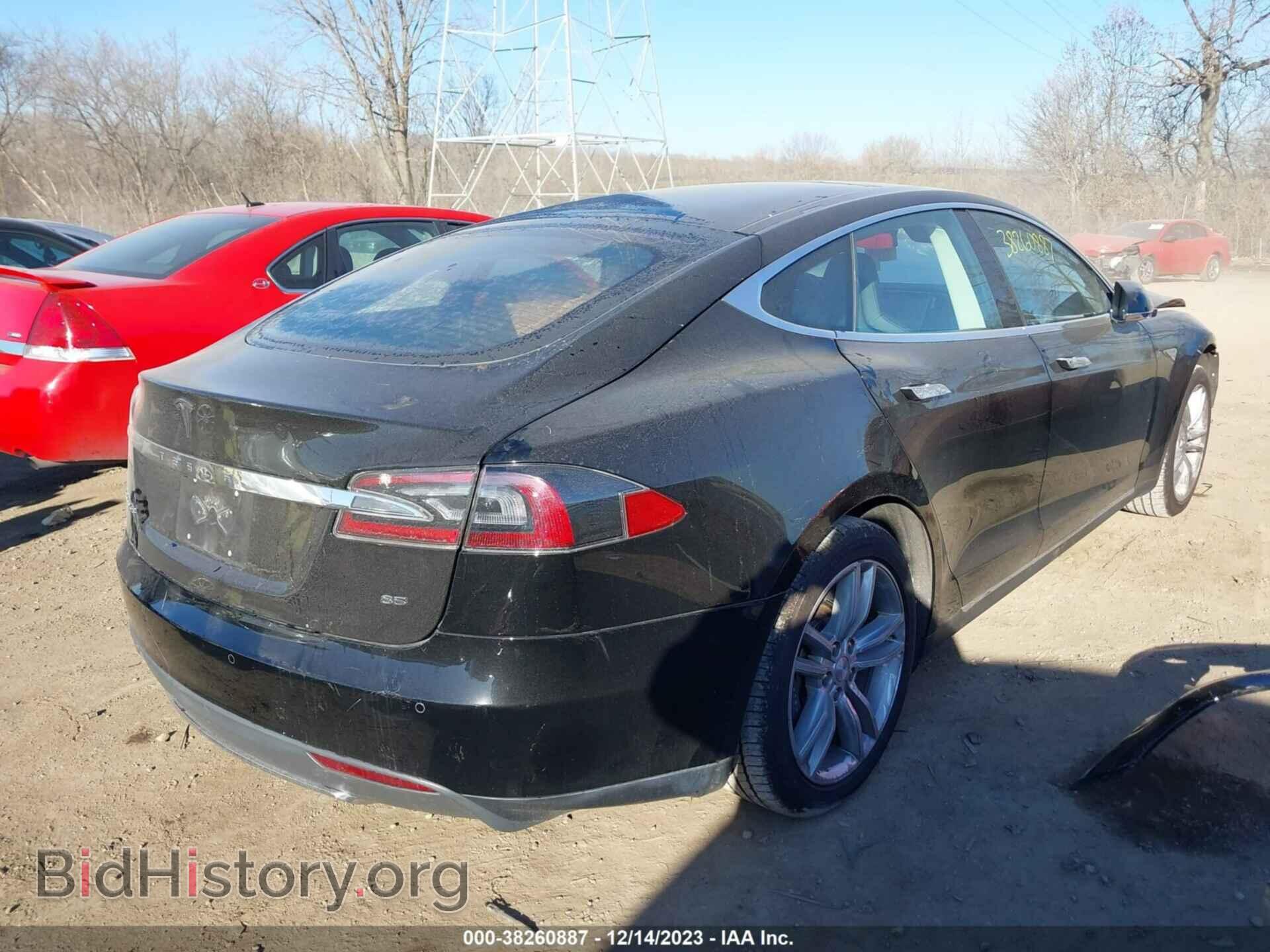2014 TESLA MODEL S - VIN: 5YJSA1H12EFP45527 - Фото 4