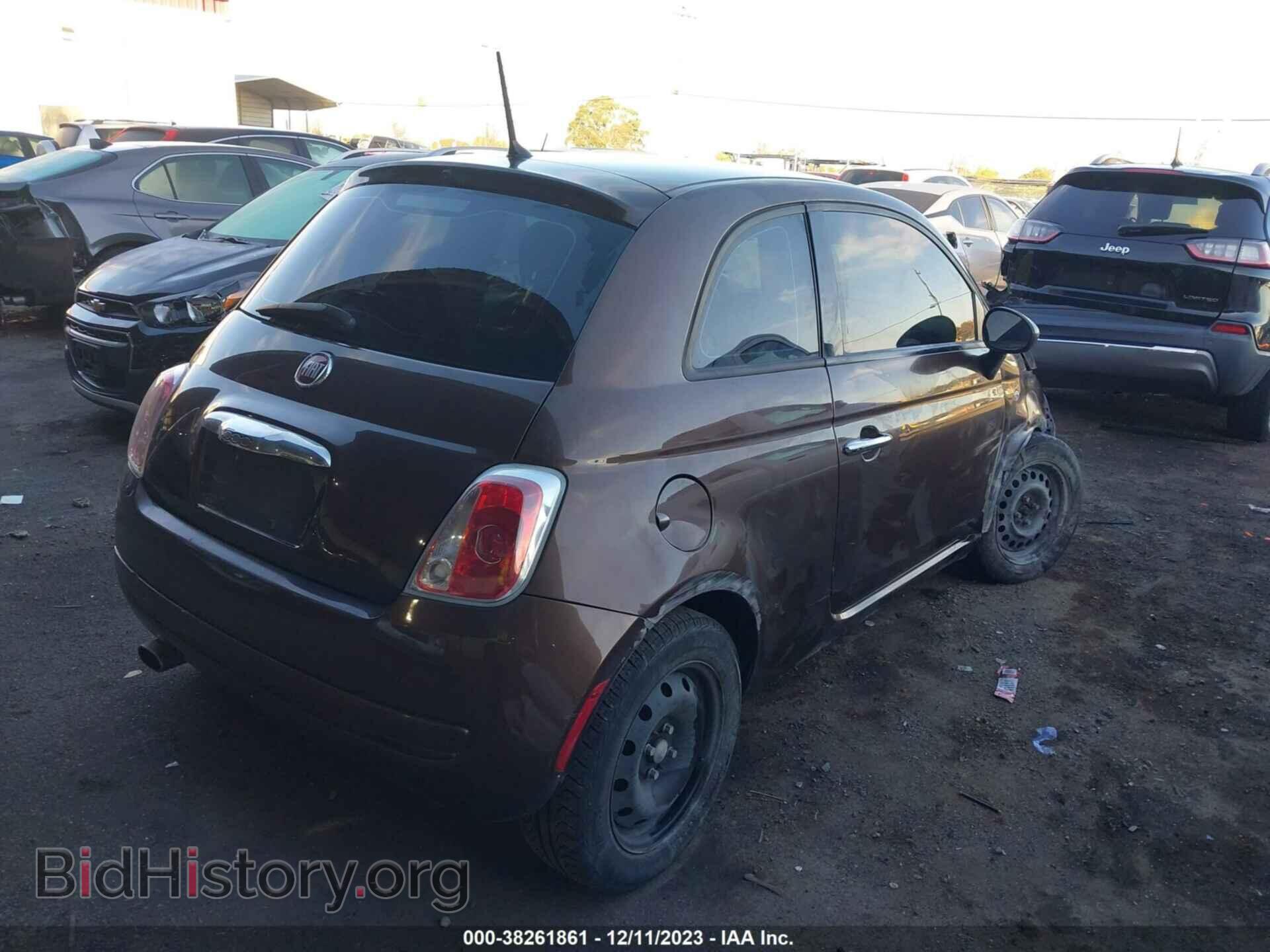 2015 FIAT 500 - VIN: 3C3CFFAR8FT681780 - Фото 4