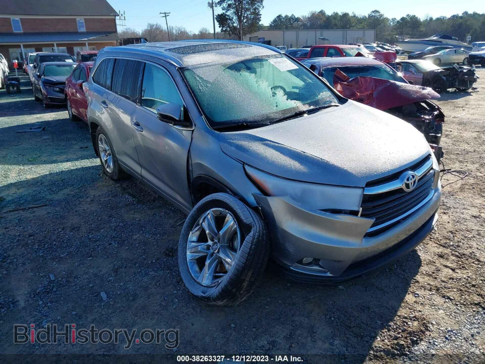 Photo 5TDDKRFH9GS346486 - TOYOTA HIGHLANDER 2016
